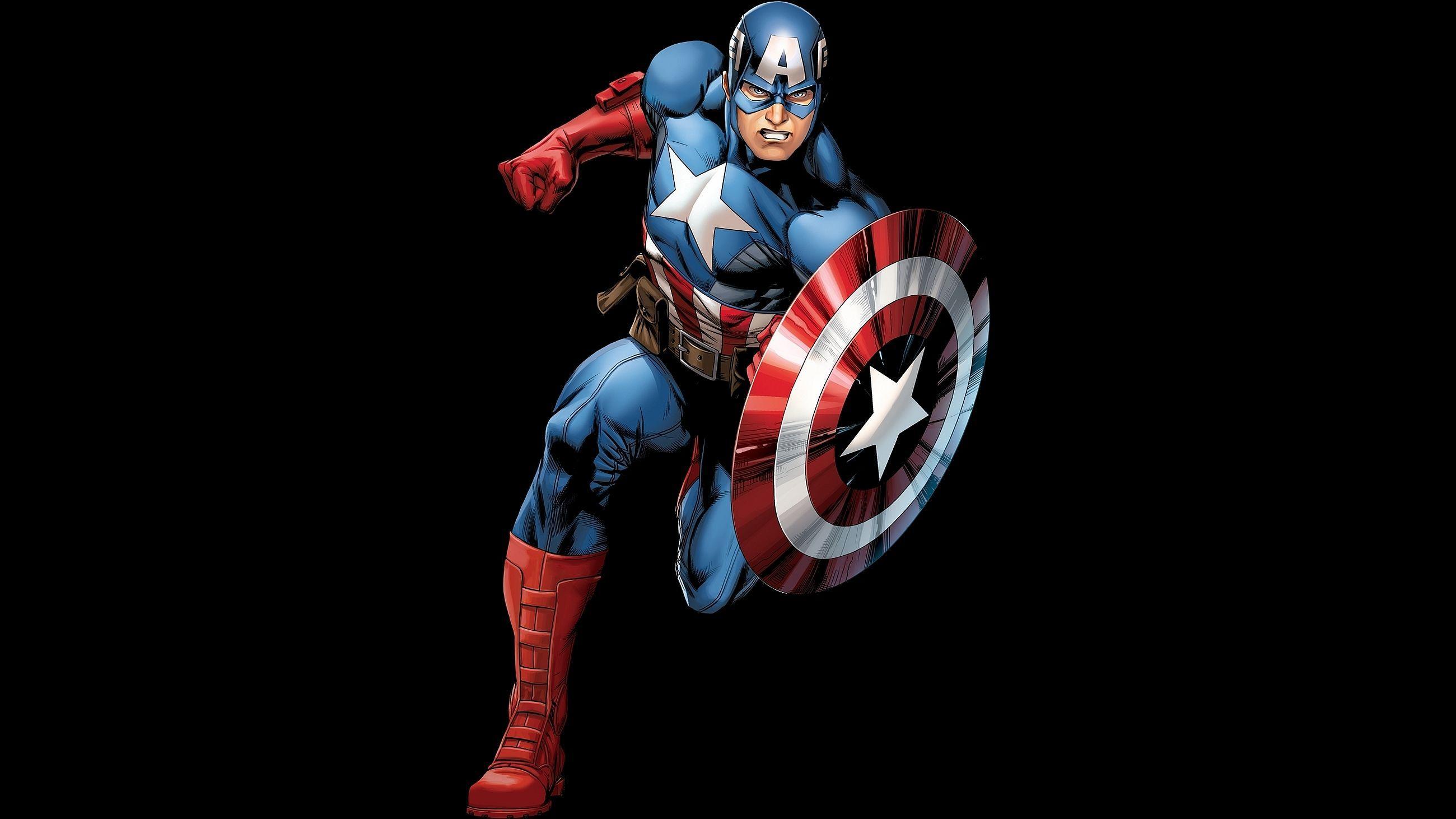 Captain America Cartoon Wallpaper Free Captain