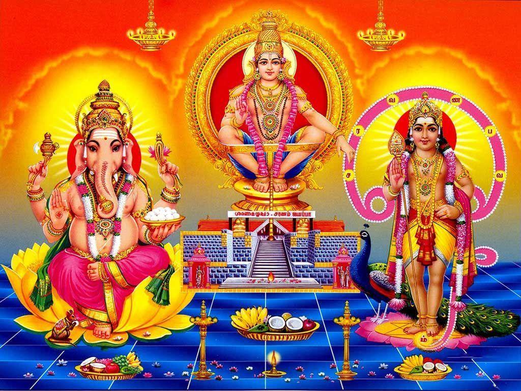 tamil god ganapathi and murugan