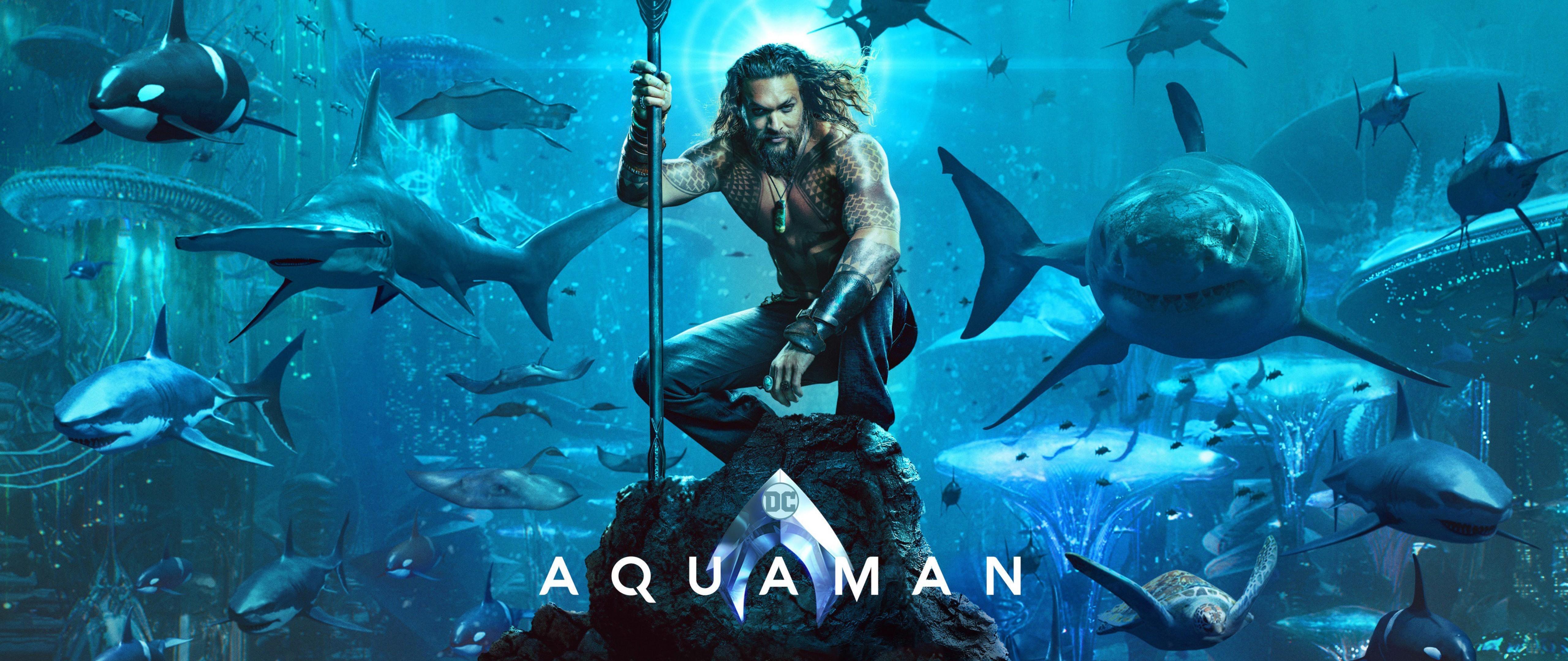 Aquaman 2018 Movie Wallpaper 4K Ultra HD Wide TV