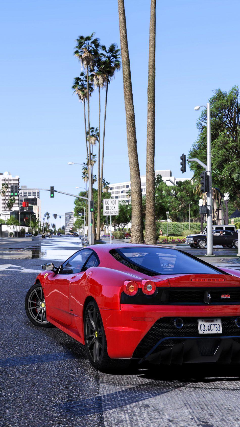 GTA V Red Ferrari. Gta, Ferrari, Ultra HD 4k wallpaper
