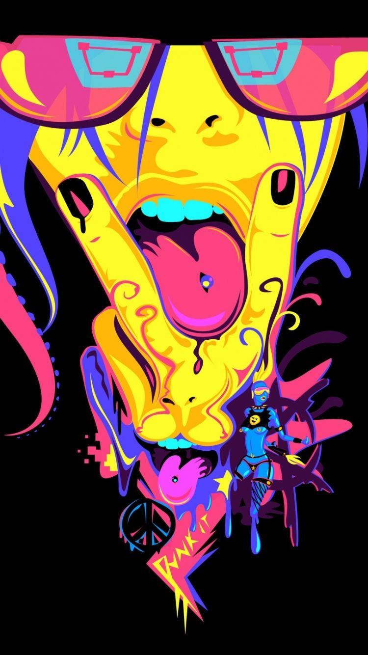 Psychedelic iPhone Wallpaper Free Psychedelic iPhone