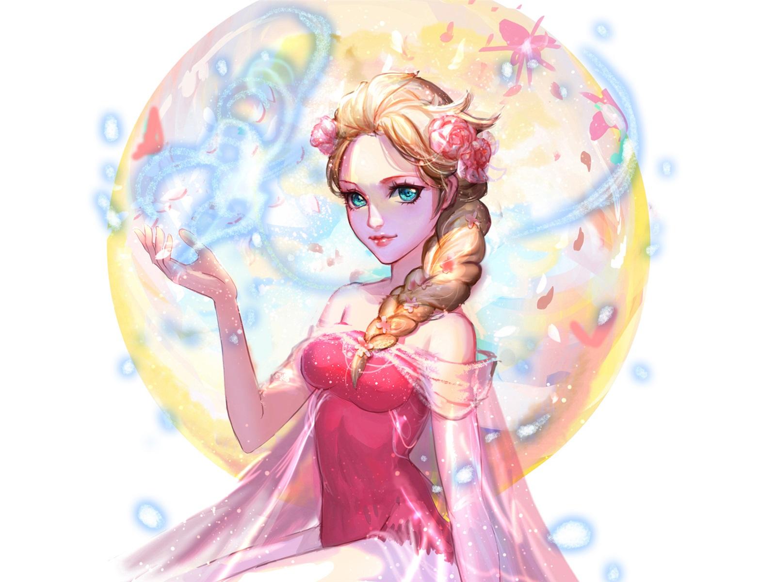 Wallpaper Elsa, Disney cartoon stars, Frozen 1920x1440 HD