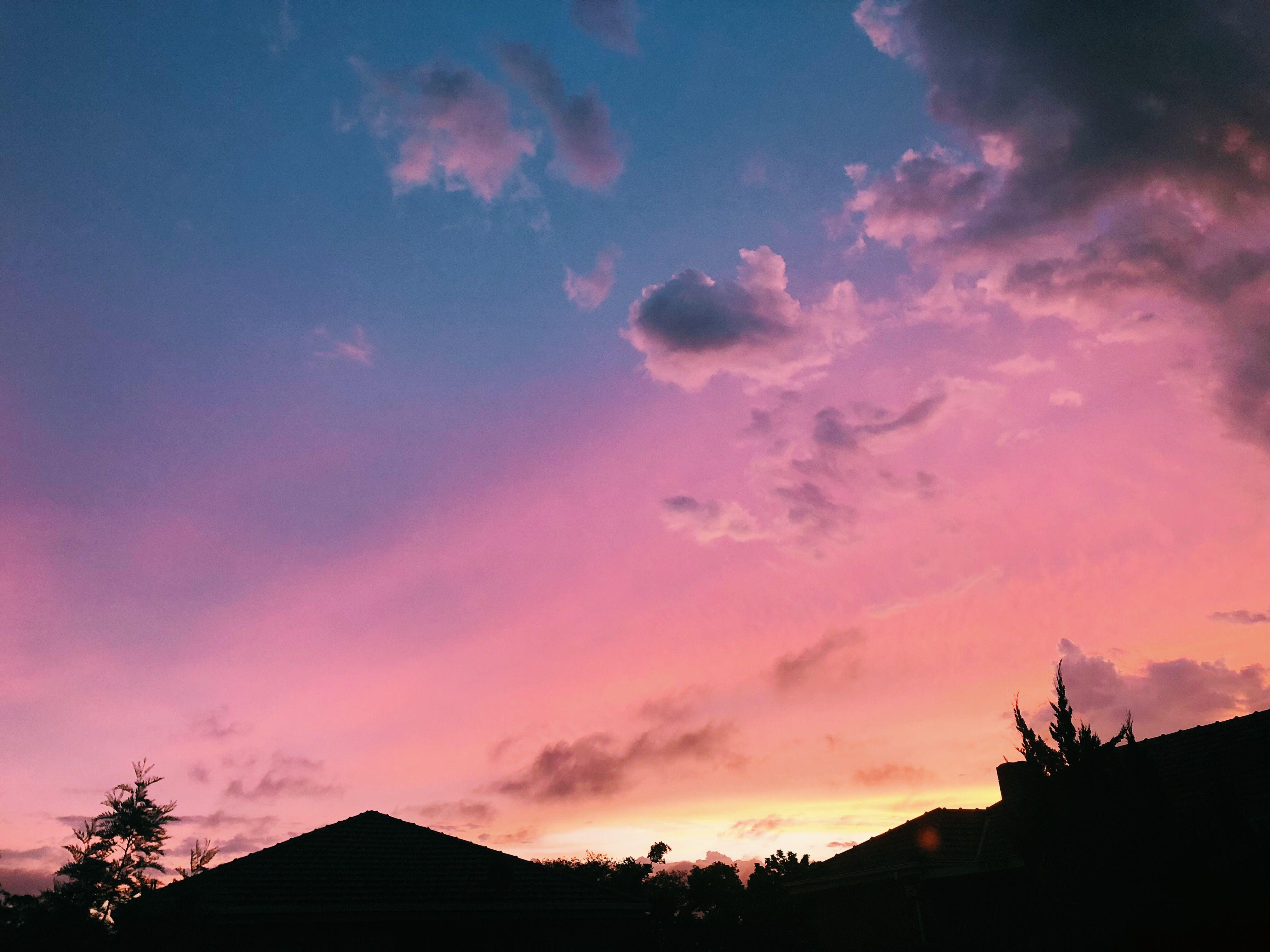 Sky, tumblr, sunset, sunrise, tumblr sunset. Sky aesthetic