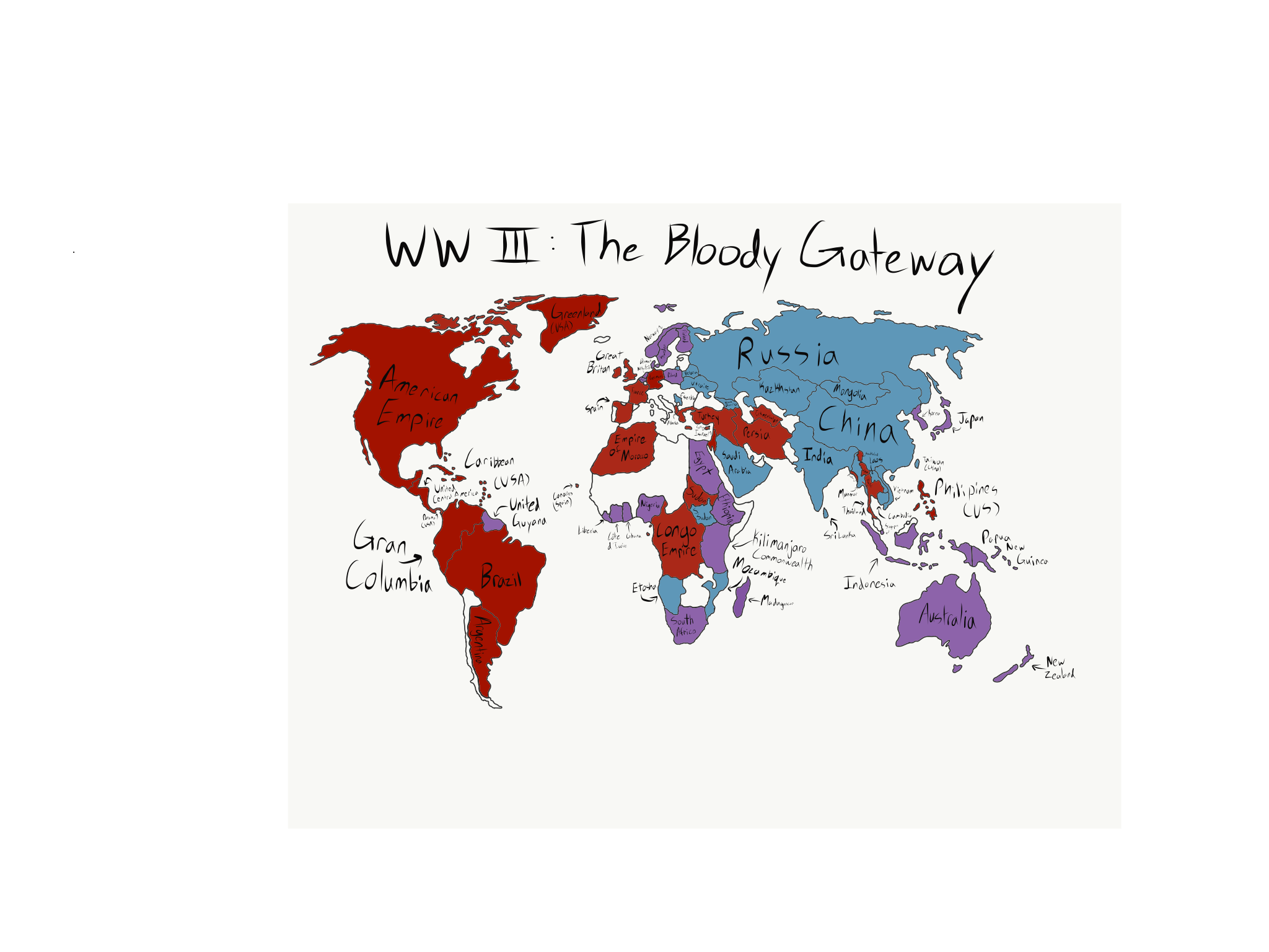 World War Three Map