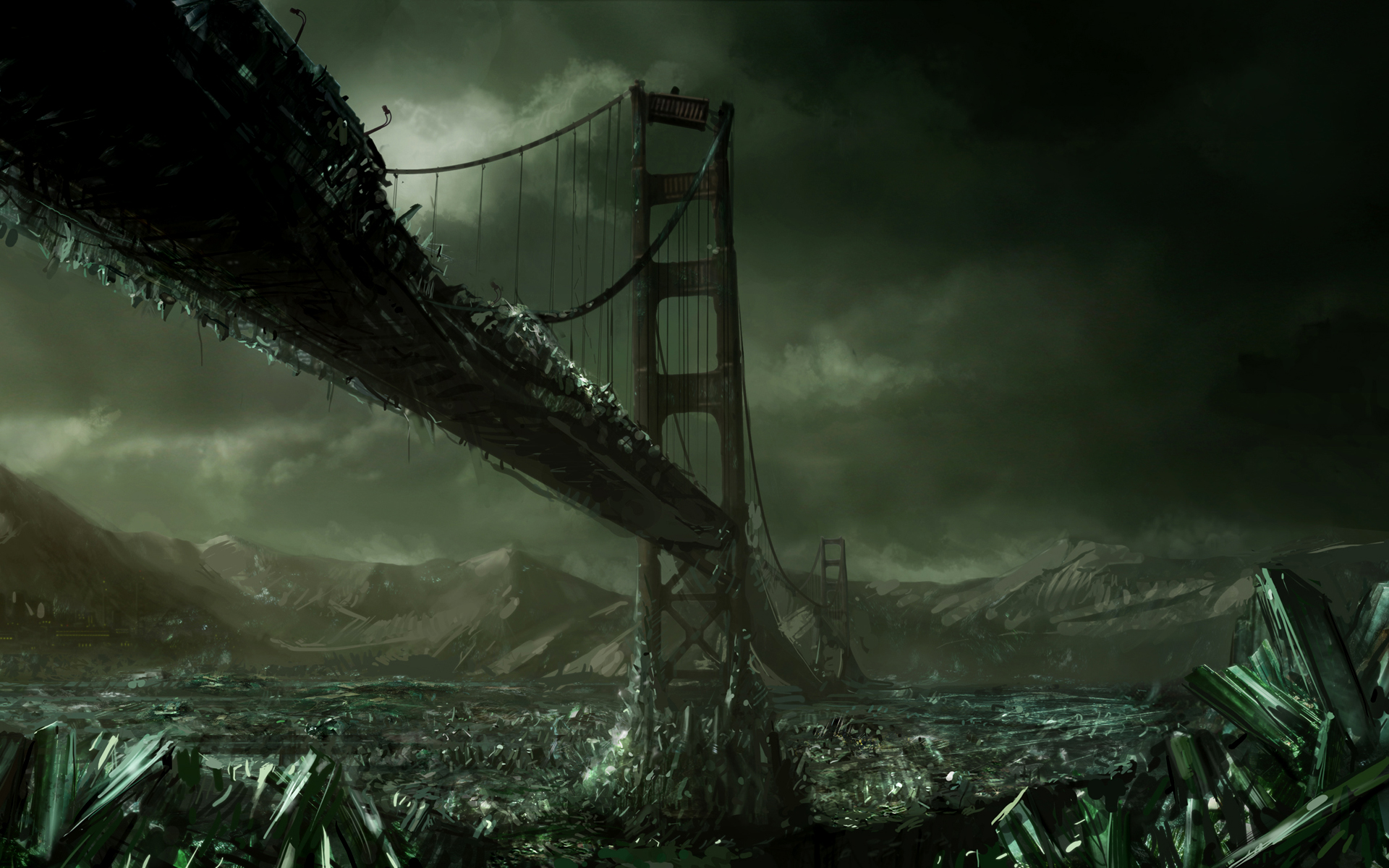 Apocalyptic City HD Wallpaper. Background Imagex1200