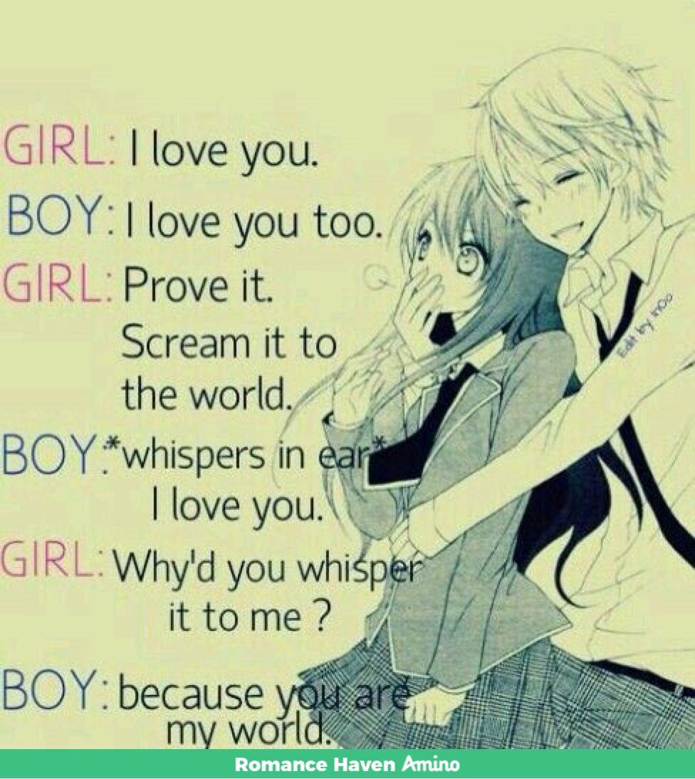 Sooooooo cute!!!. Manga quotes, Anime love, Love quotes