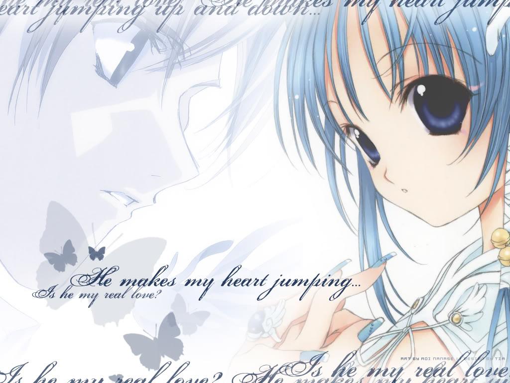 US Anime Love Quotes Wallpaper