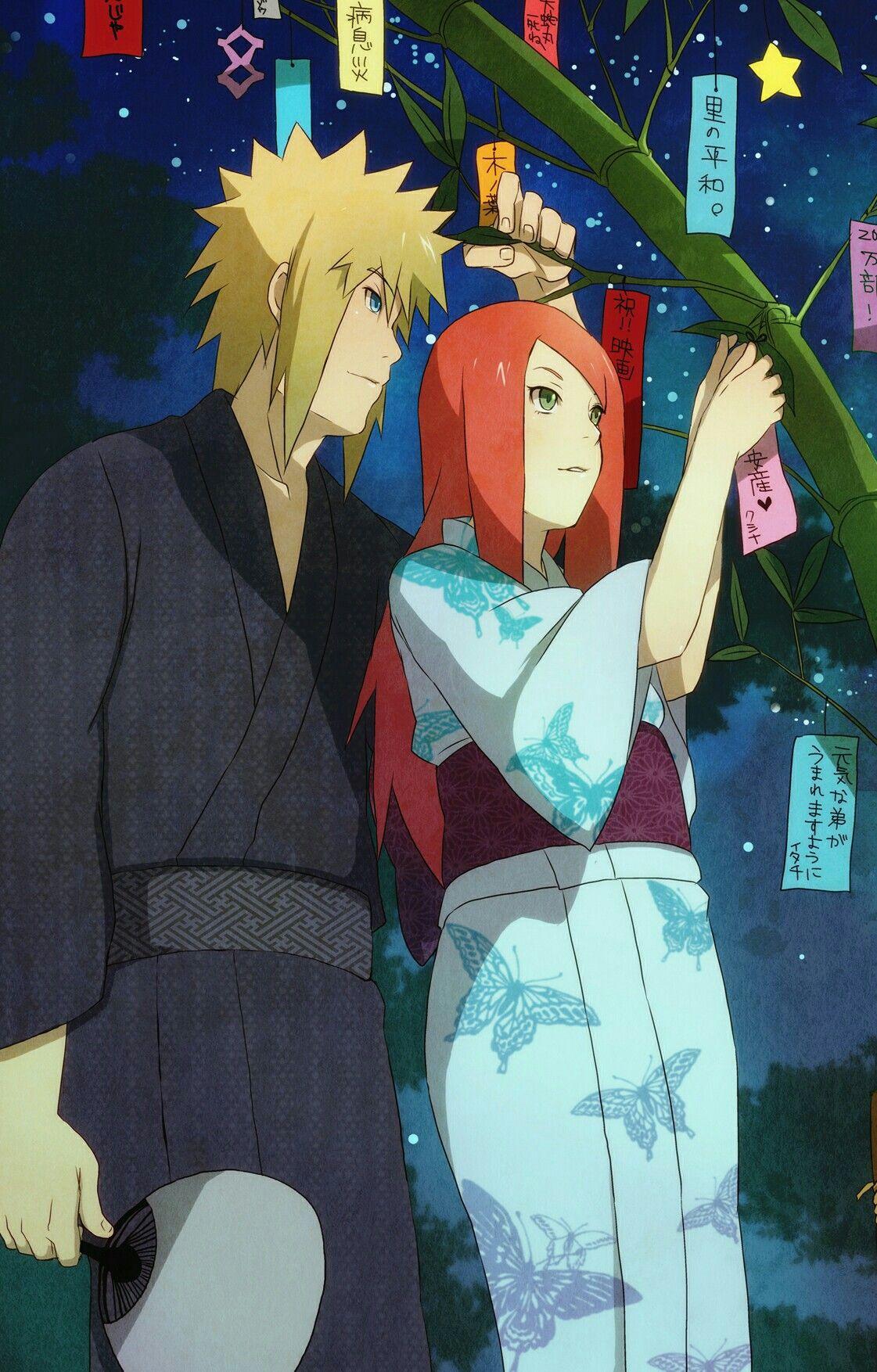 Minato and Kushina; Naruto's mom