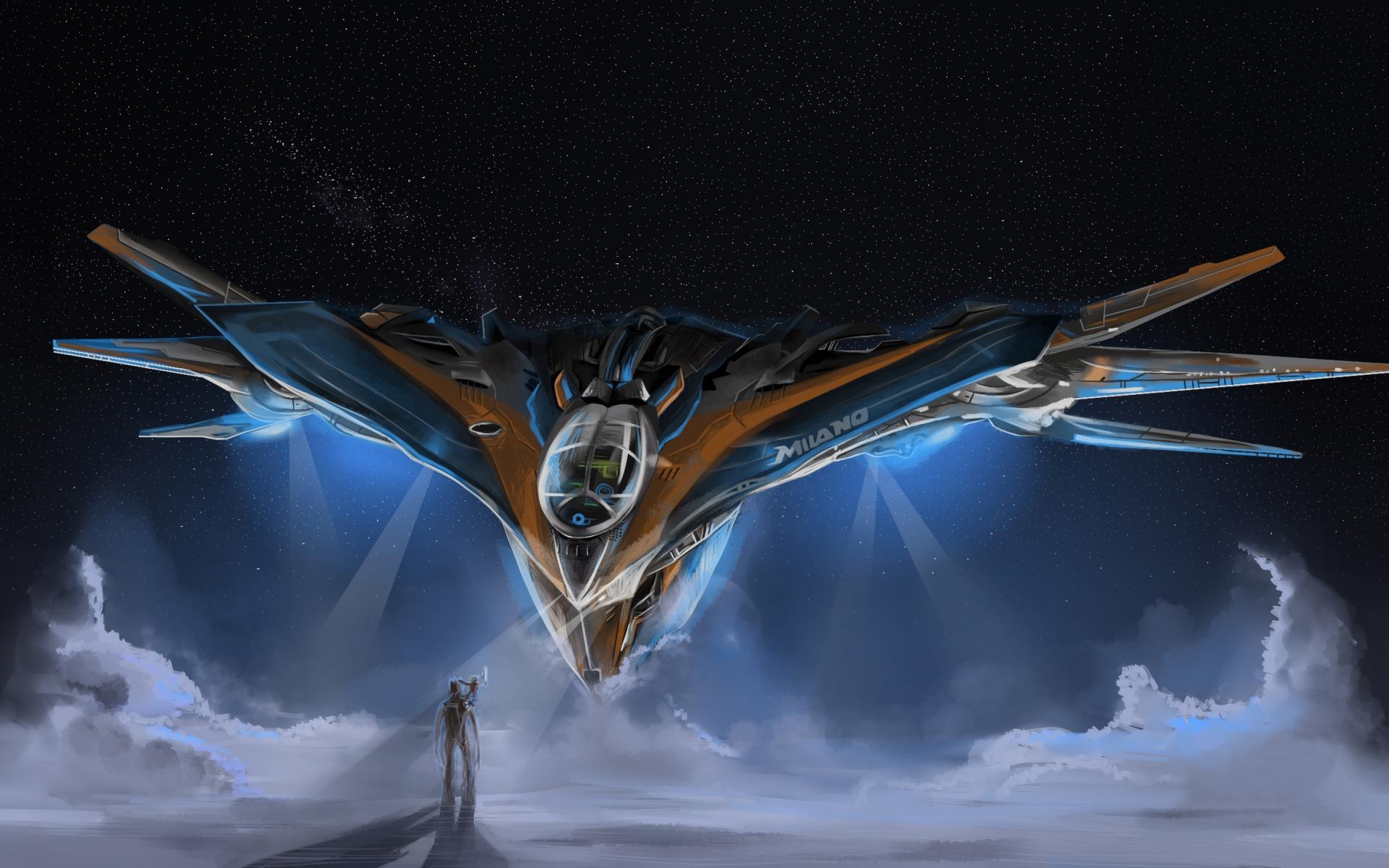 Guardians of the Galaxy Milano Starship HD Wallpaper