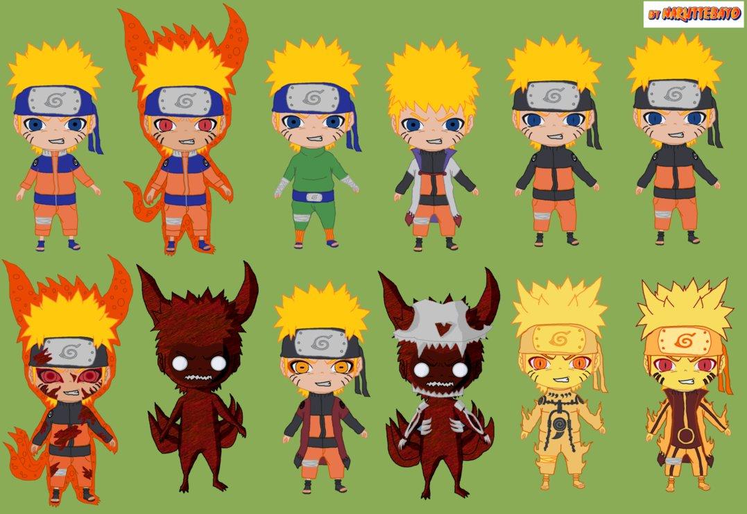 Naruto Akatsuki: Naruto And Kurama Chibi