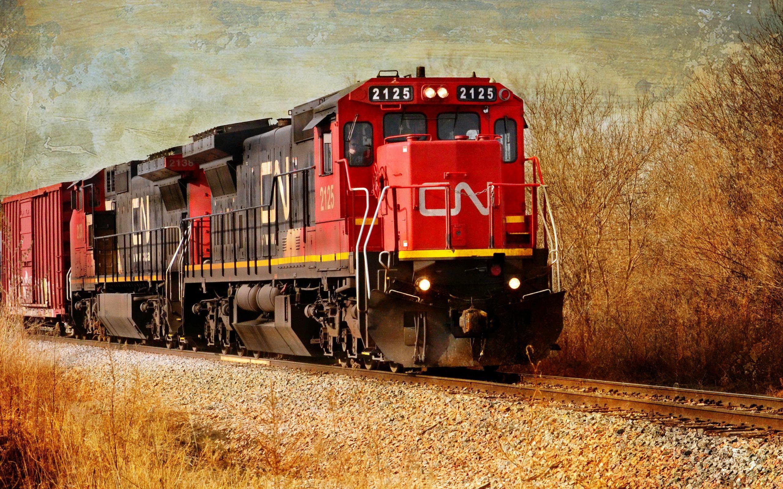 CN 2125. Train wallpaper, Train tracks, Locomotive
