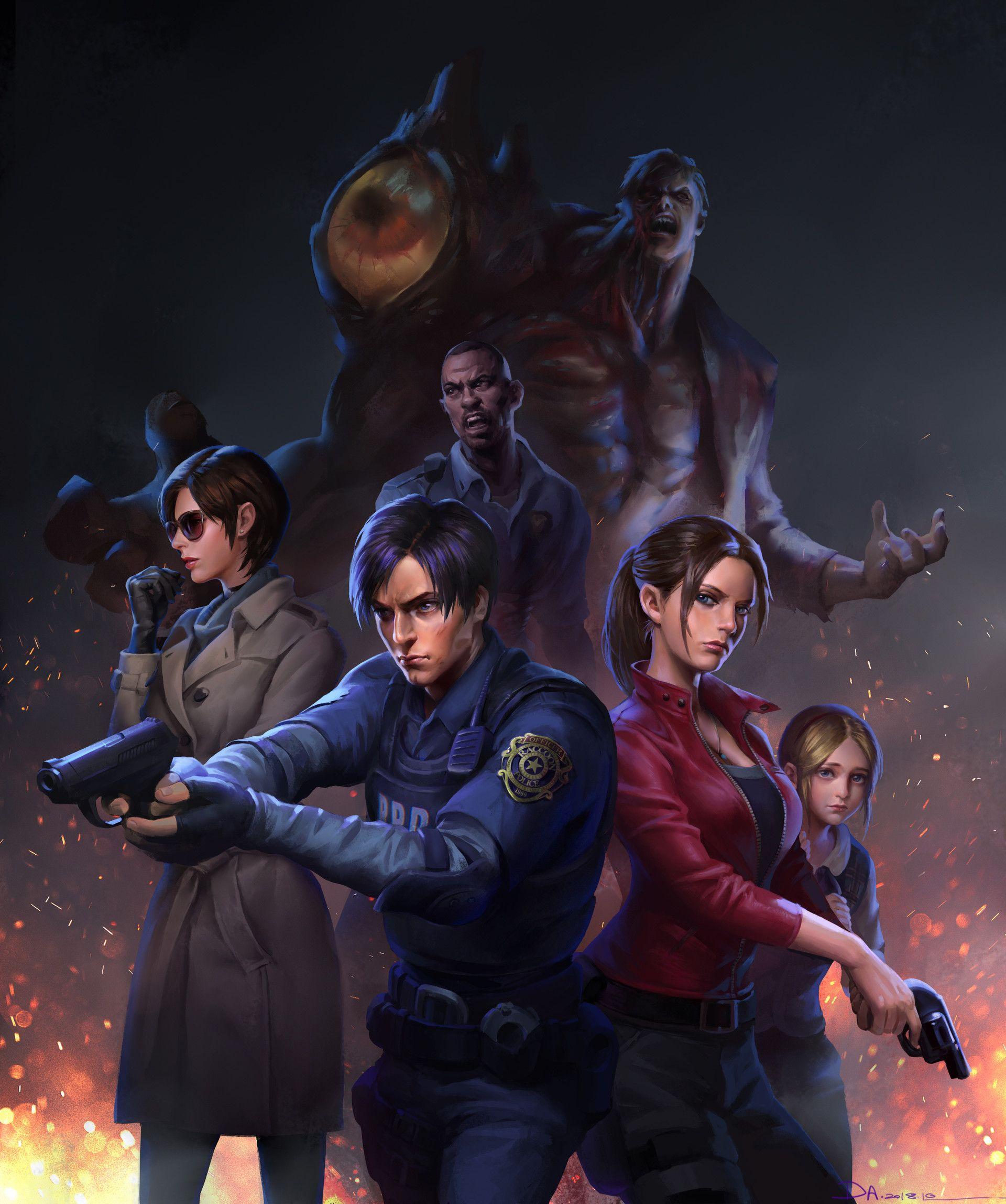 RESIDENT EVIL 2 REMAKE, dannis duan. Resident