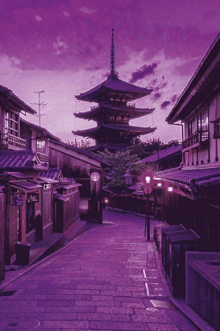 Aesthetic Japan Purple Sky Wallpapers - Wallpaper Cave