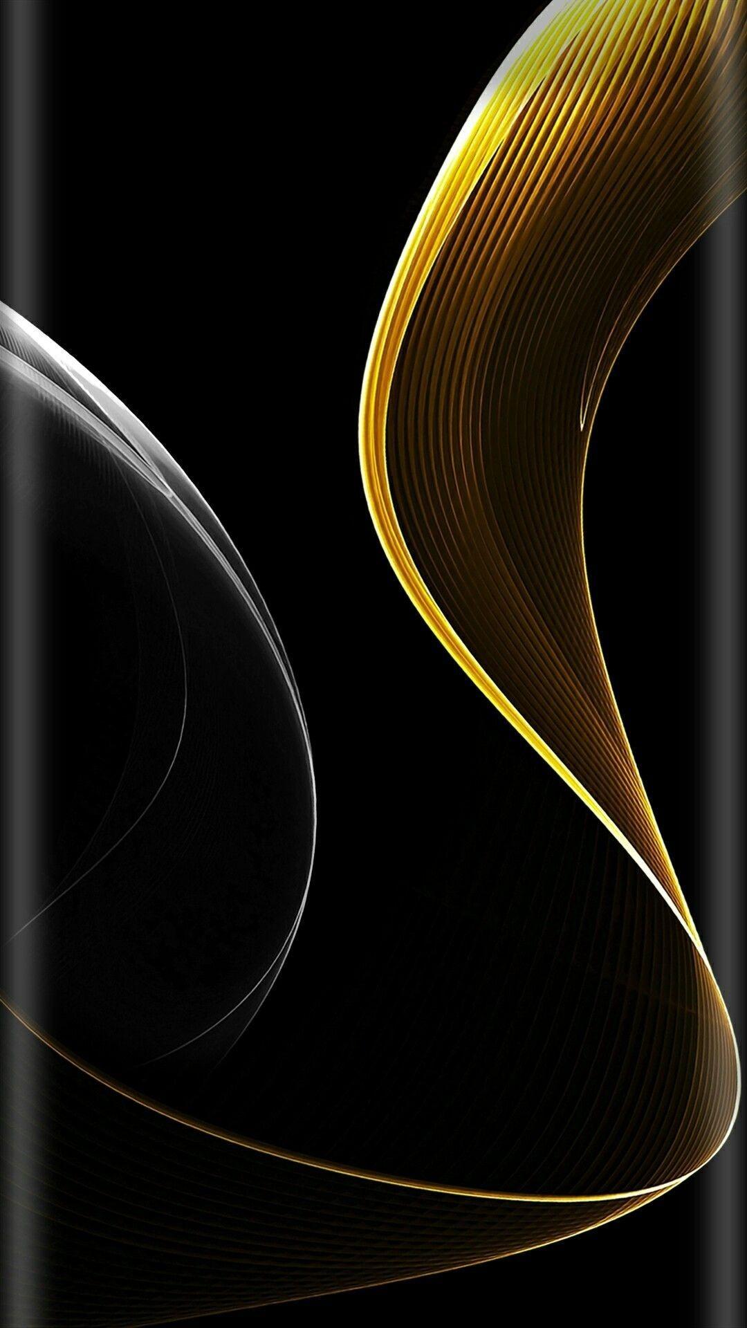 Black and Gold HD Wallpaper