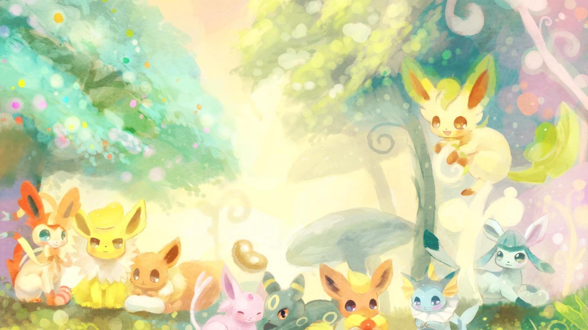 Eeveelutions Wallpaper HD