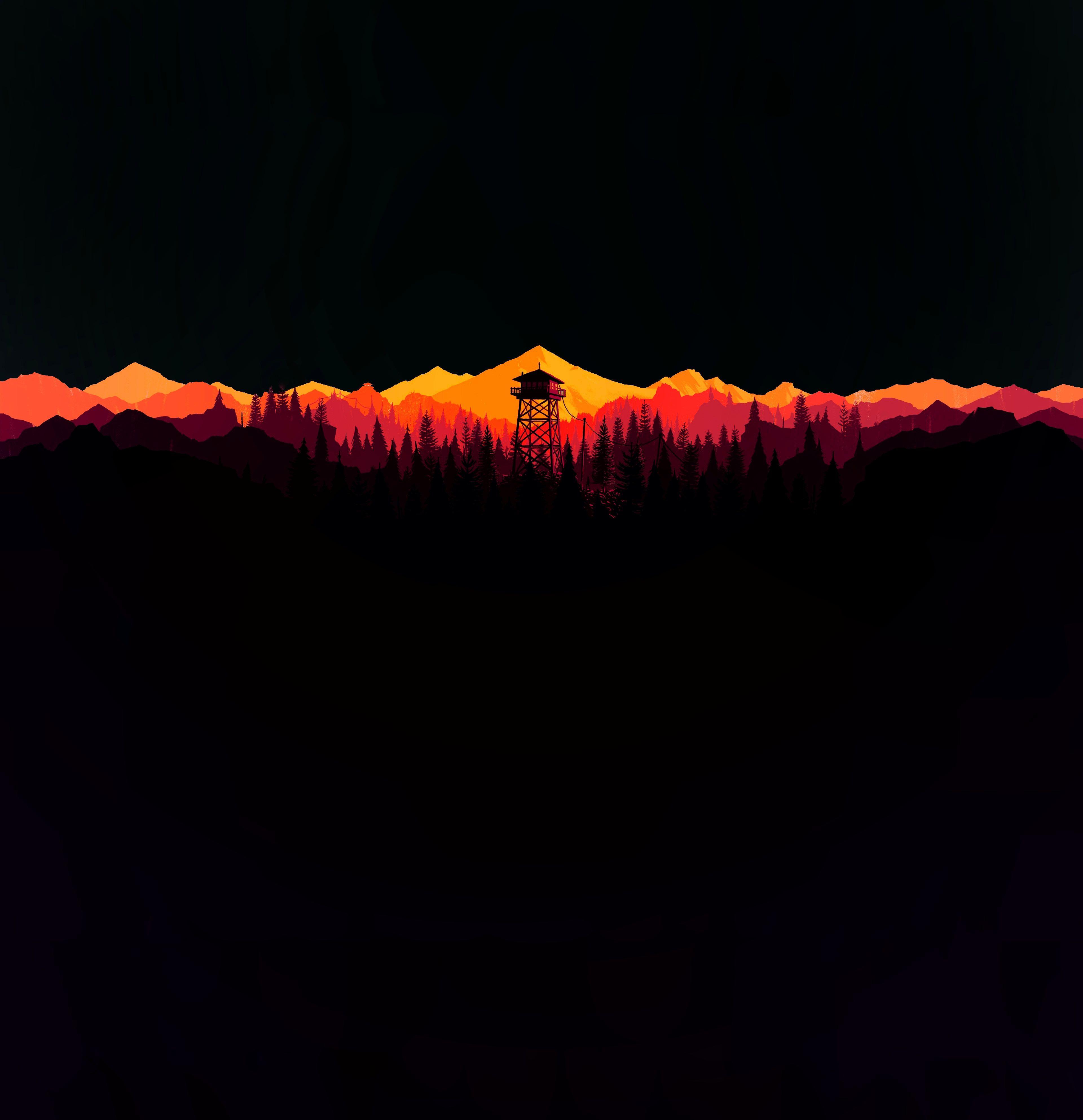 Self Edited Watchtower Wallpaper For OLED Devices. Stunning