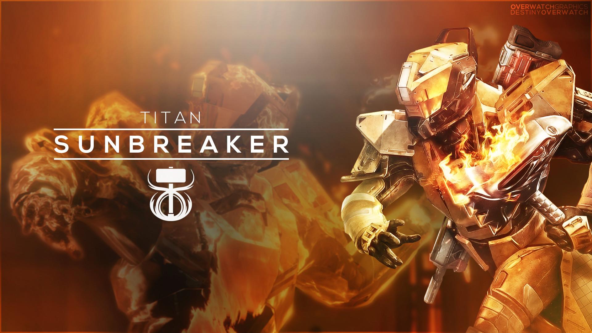Destiny Sunbreaker Titan Wallpaper