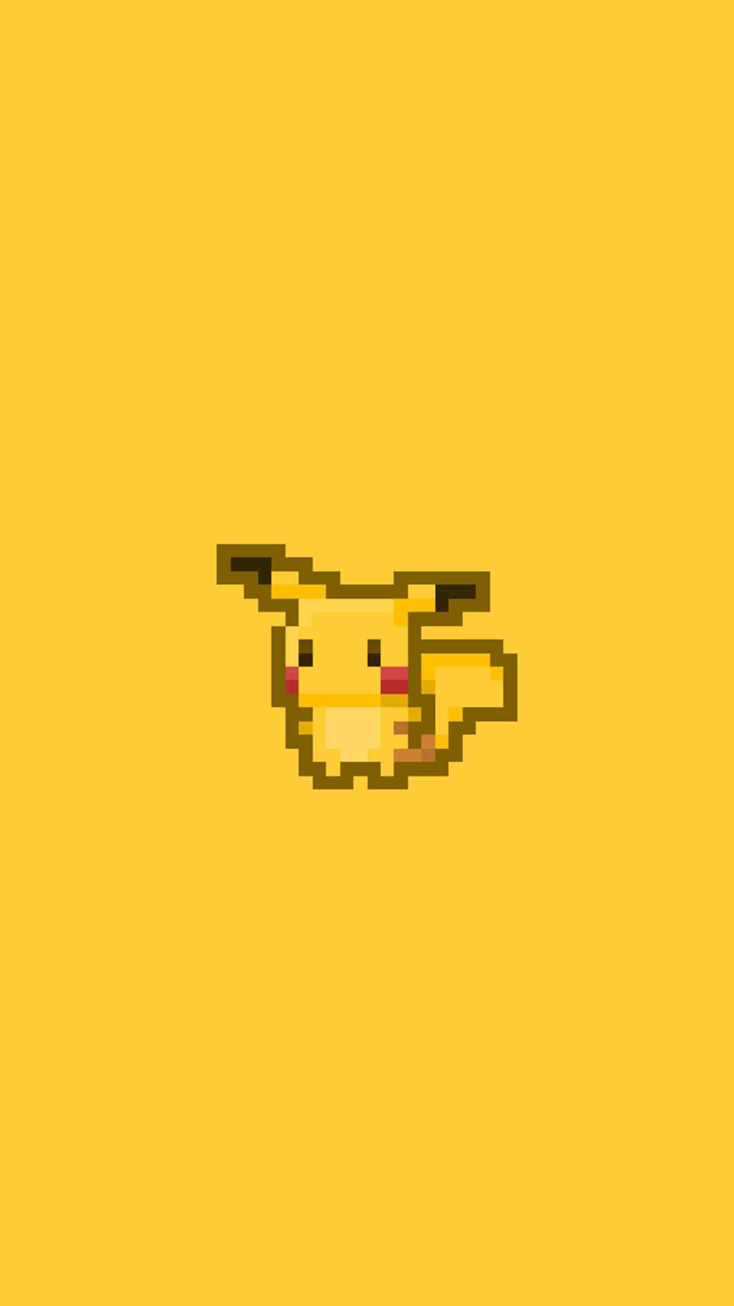 Pikachu game yellow. wallpaper.sc SmartPhone