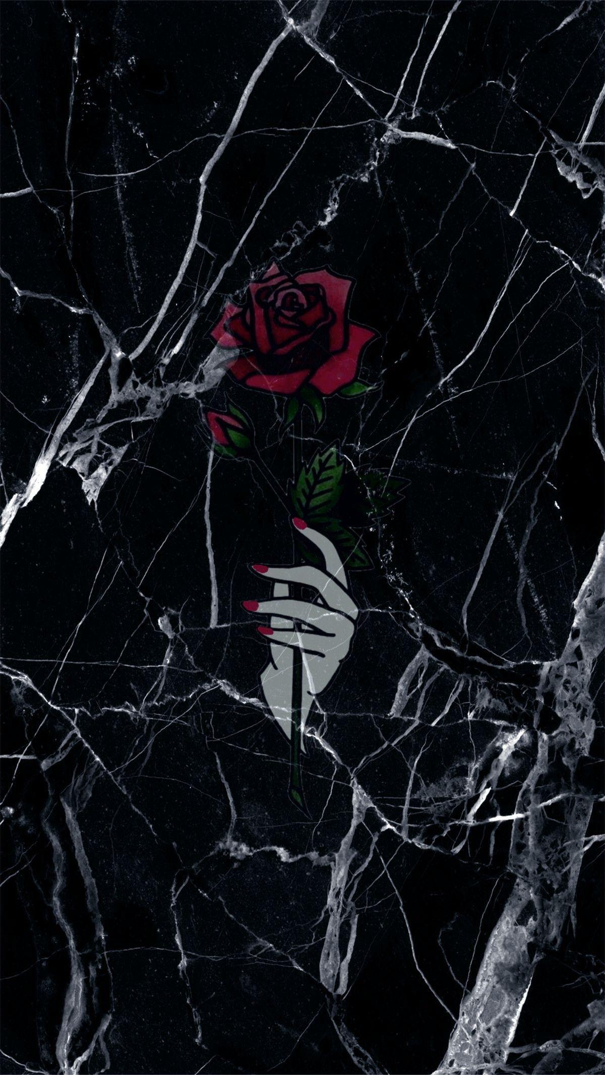 Burning Rose black background broken fire flower heart love red HD  phone wallpaper  Peakpx