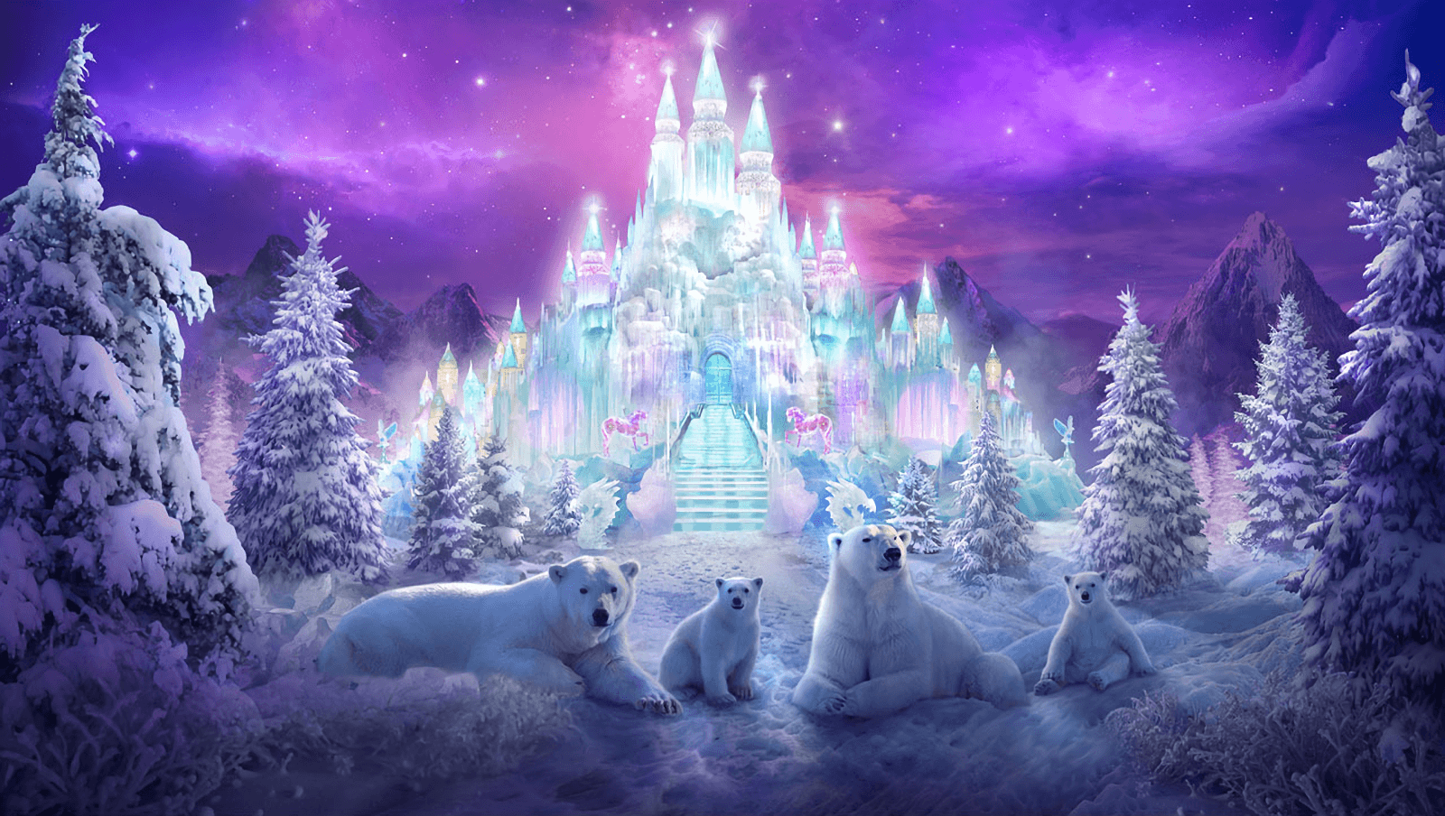 Christmas Winter Wonderland Wallpaper