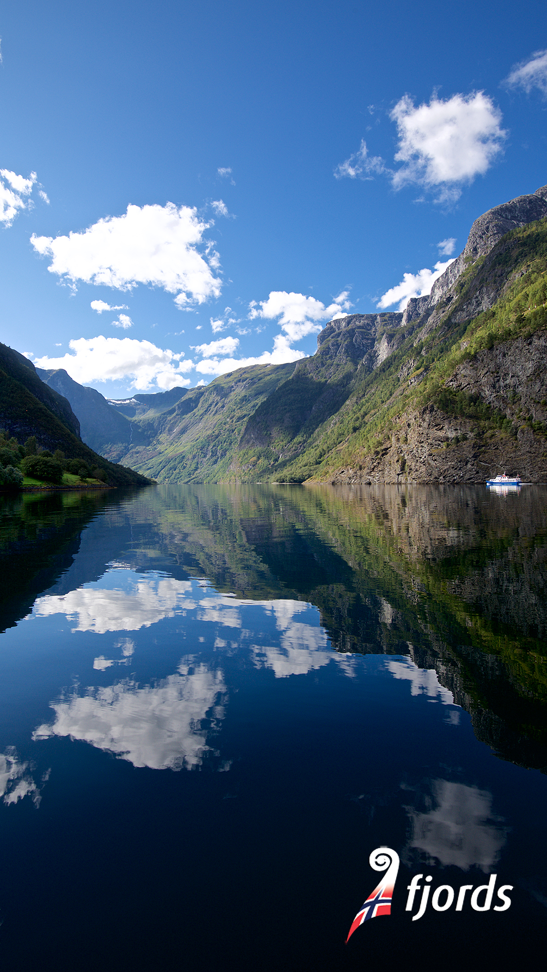 Download Mobile Phone Background Image from the Norwegian Fjords