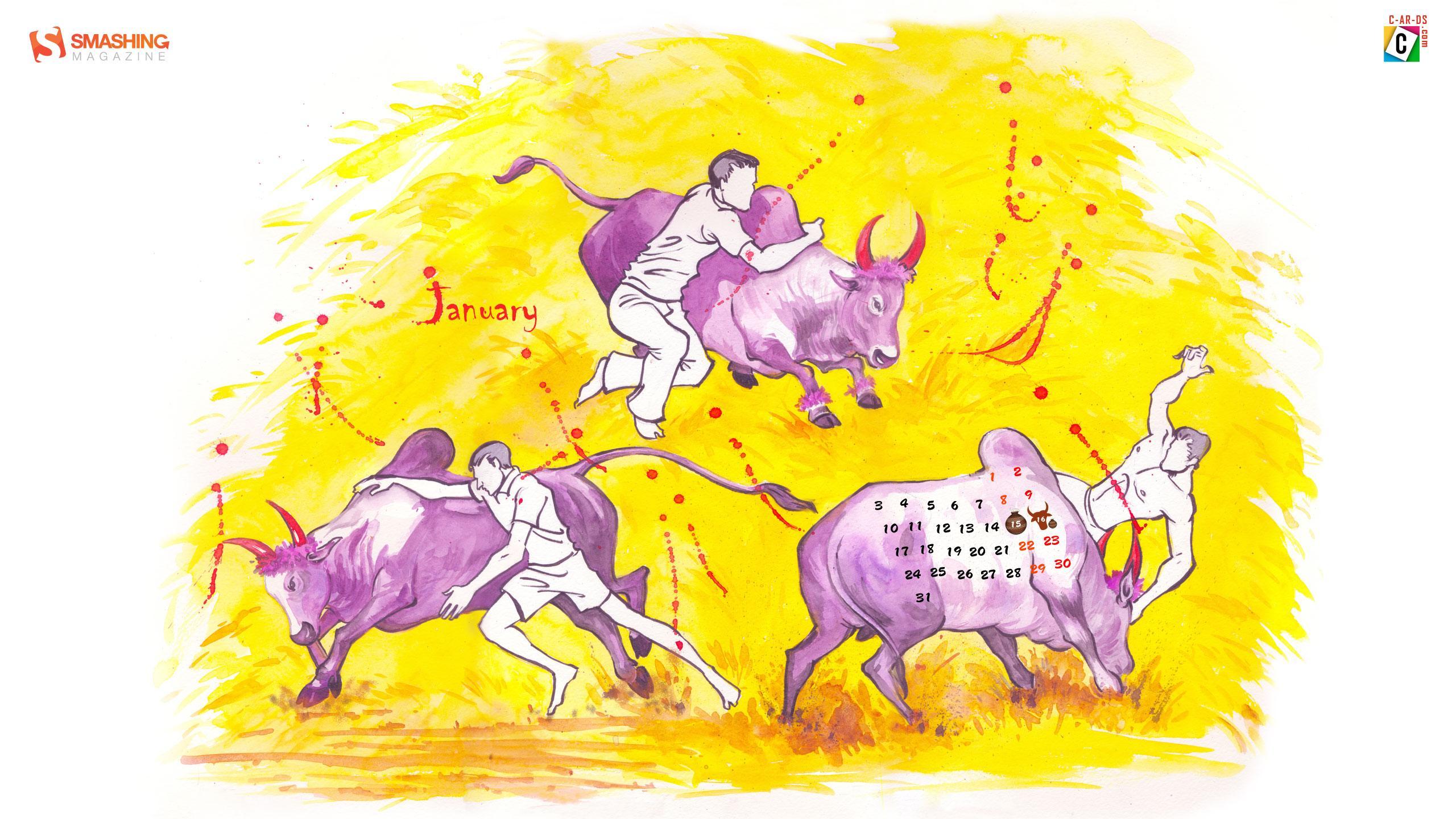 Jallikattu Wallpaper Bulls