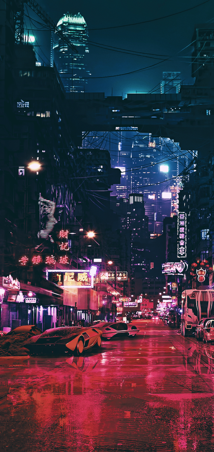 Movie Ghost In The Shell (720x1520) Wallpaper