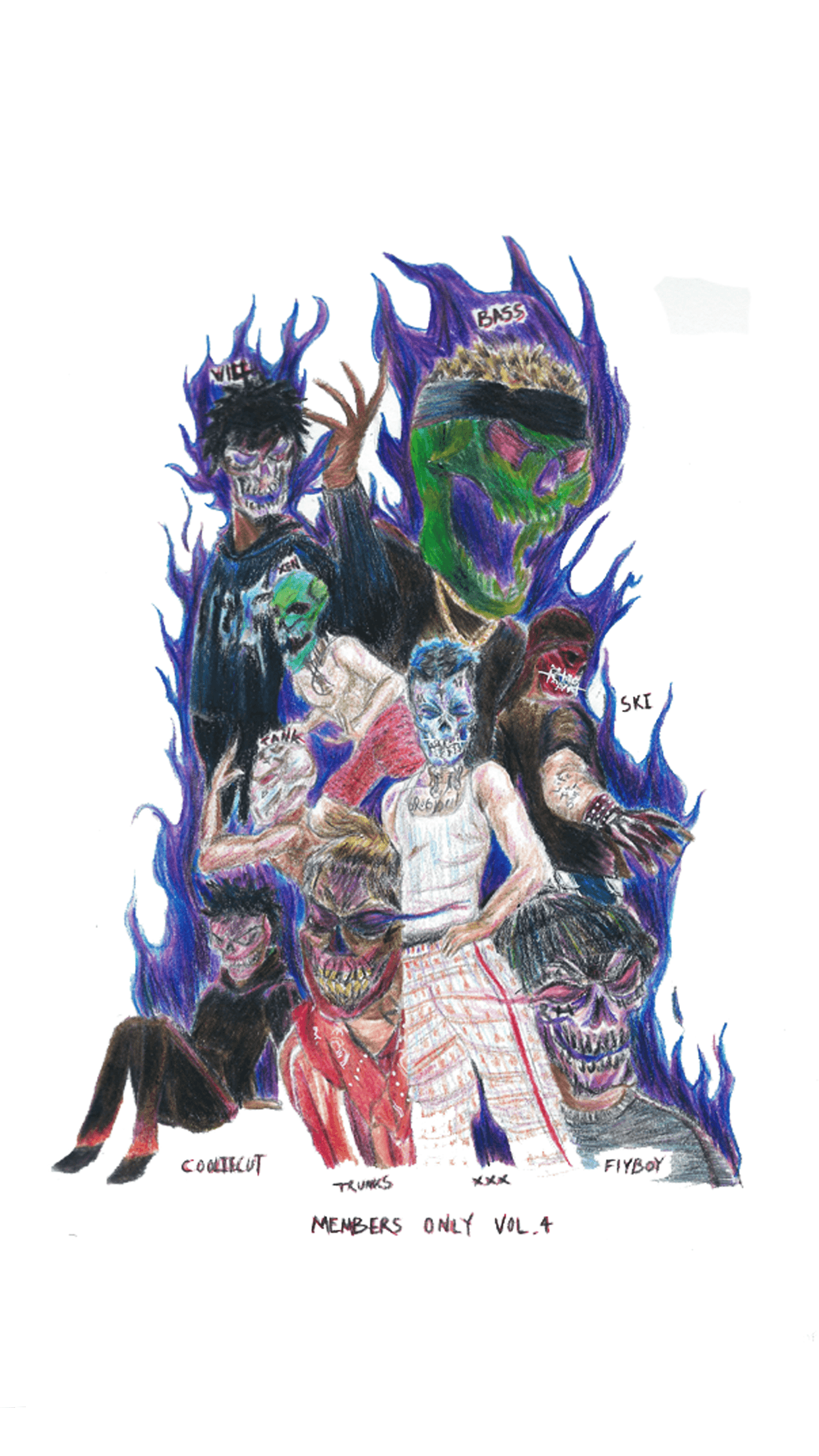 XXXTentacion and Ski Mask Wallpaper Free XXXTentacion