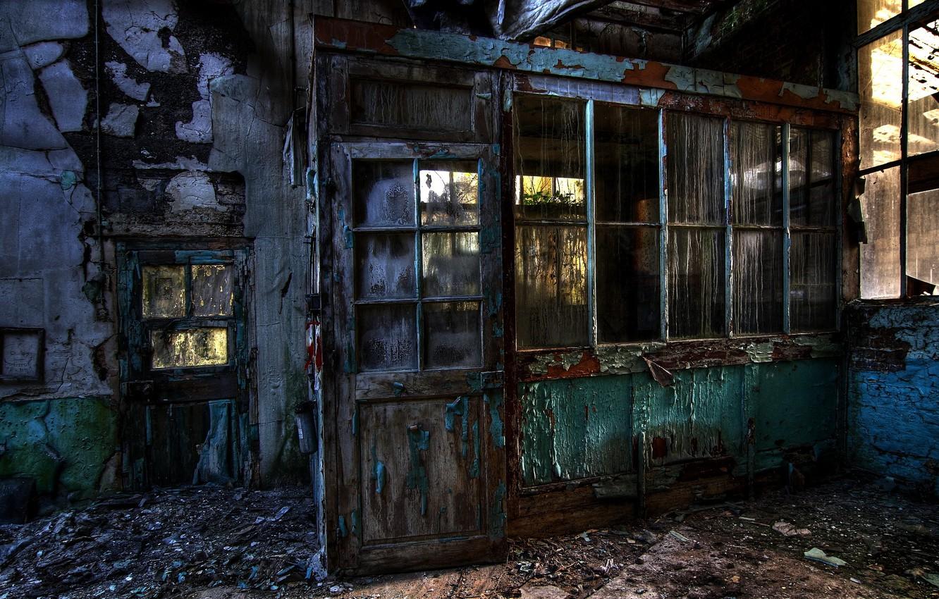 Wallpaper dirt, glass, window, abandoned buildings image