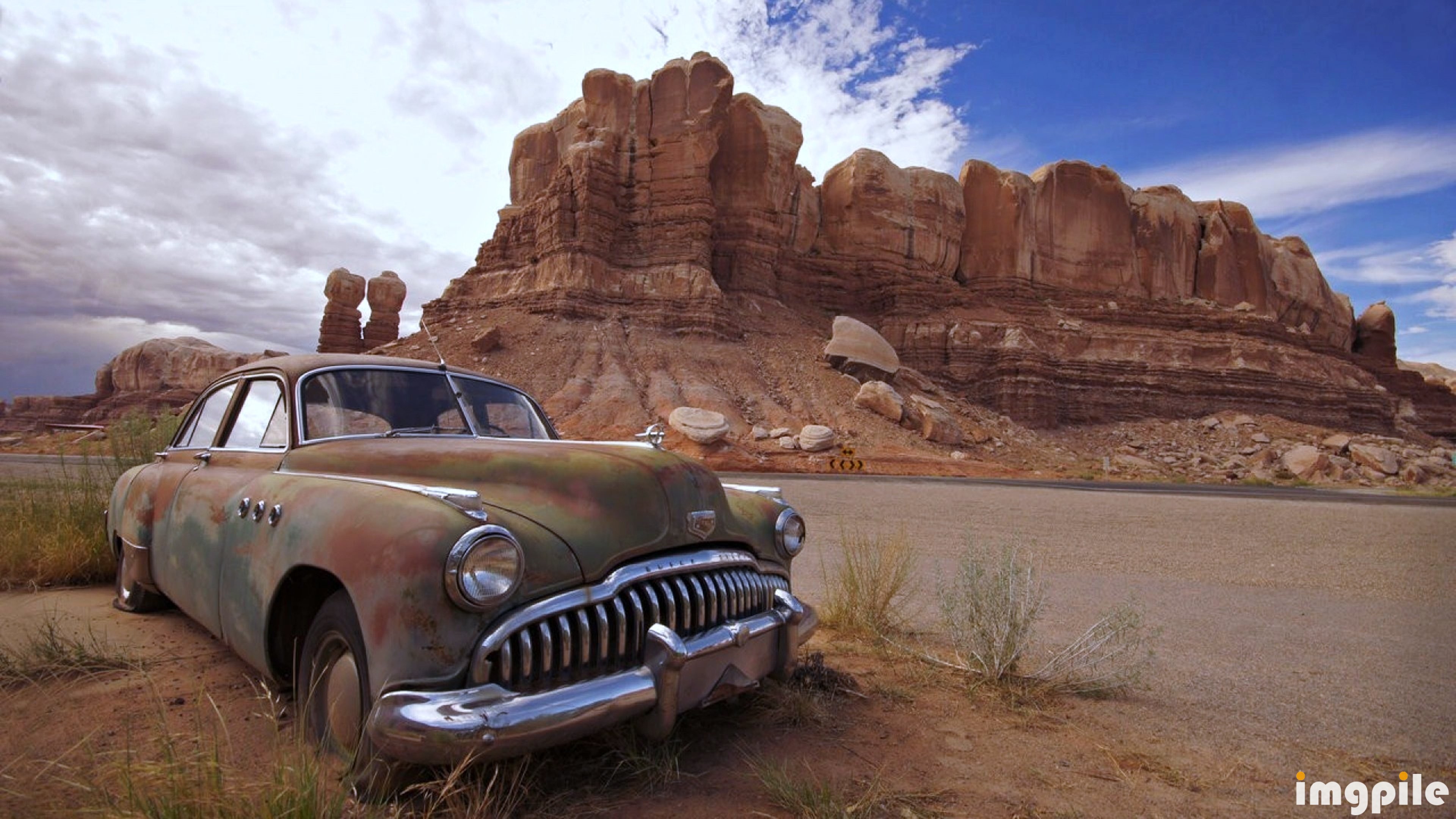 Abandoned car Vintage Desktop wallpaper Ultra HD