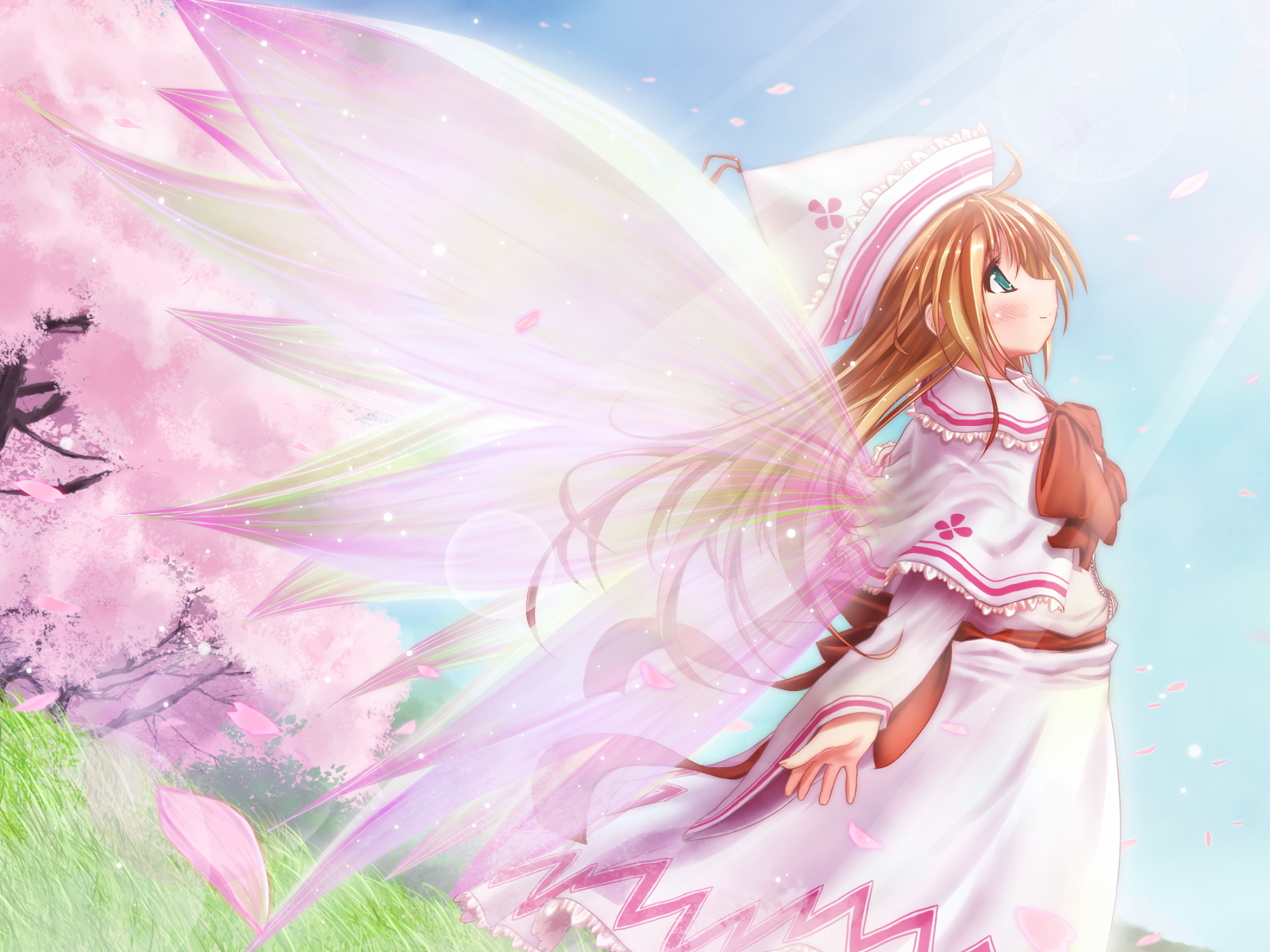 Cute Anime Girl Fairy Wallpaper