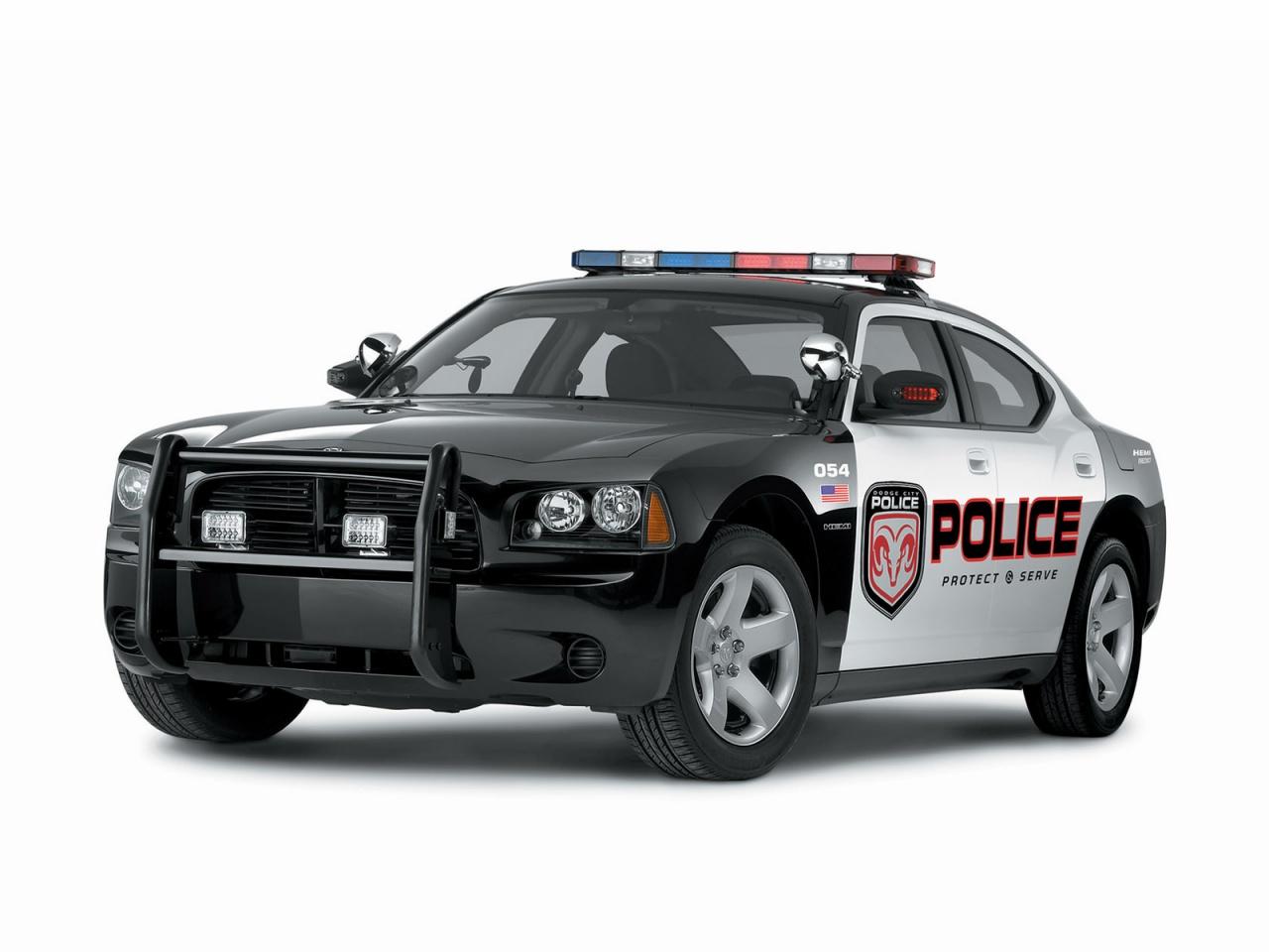 Charger Police car desktop PC and Mac wallpaper