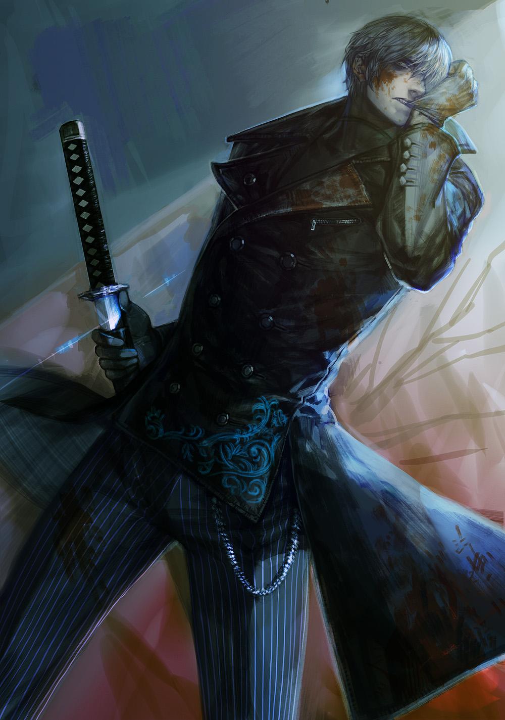 Vergil (Devil May Cry), Mobile Wallpaper Anime Image Board