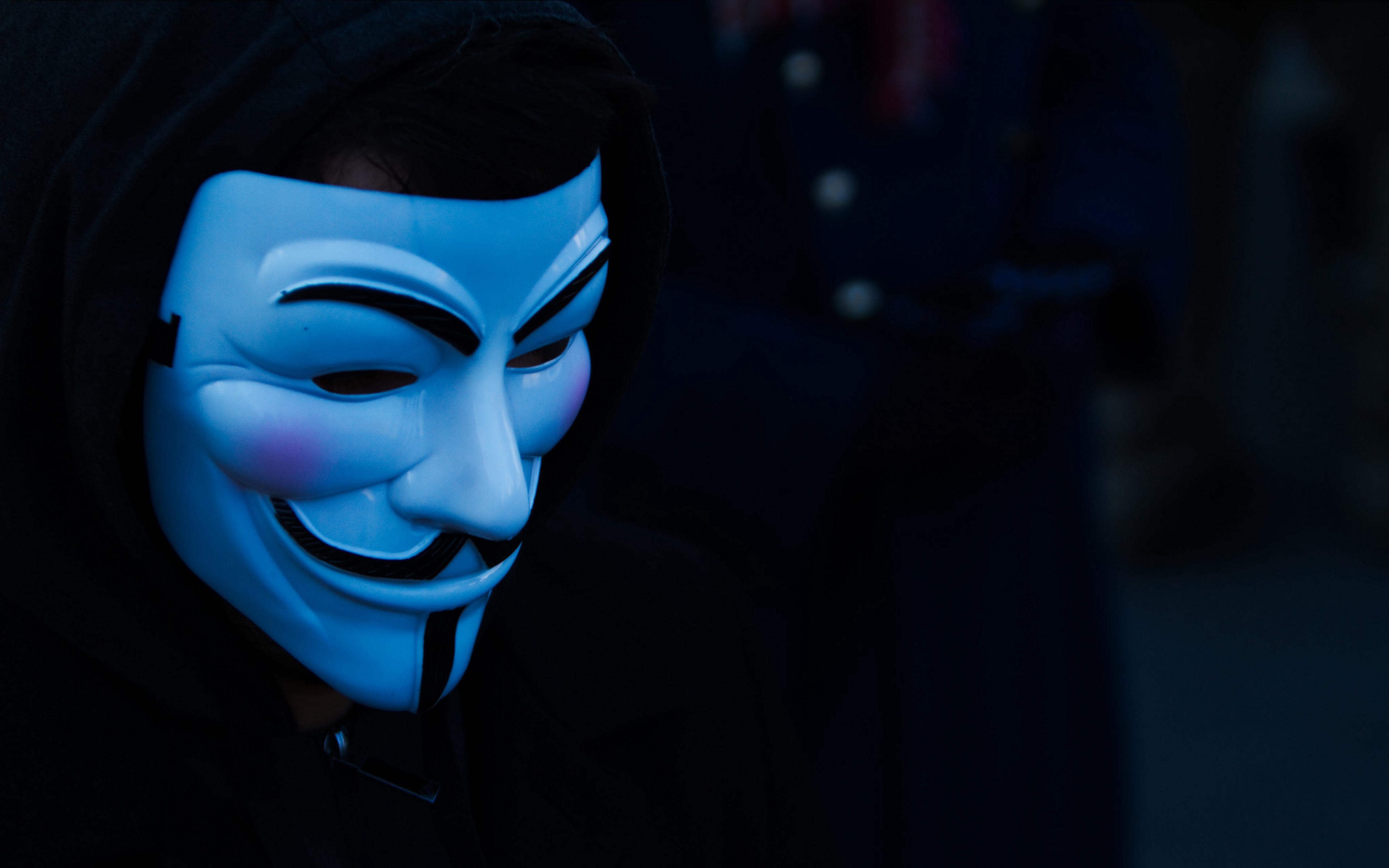 Wallpapers Mask, Hood, Anonymous, Face