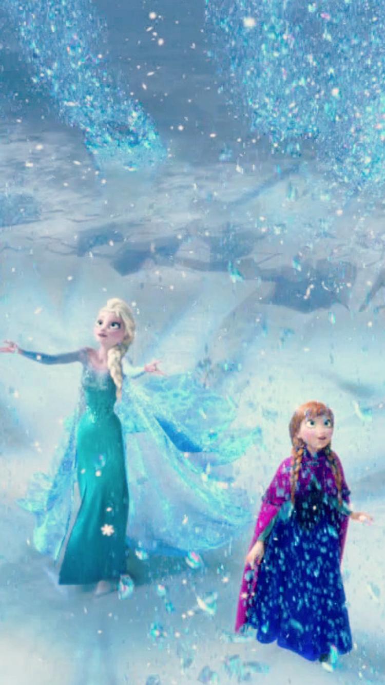 Frozen Elsa and Anna phone wallpaper Photo