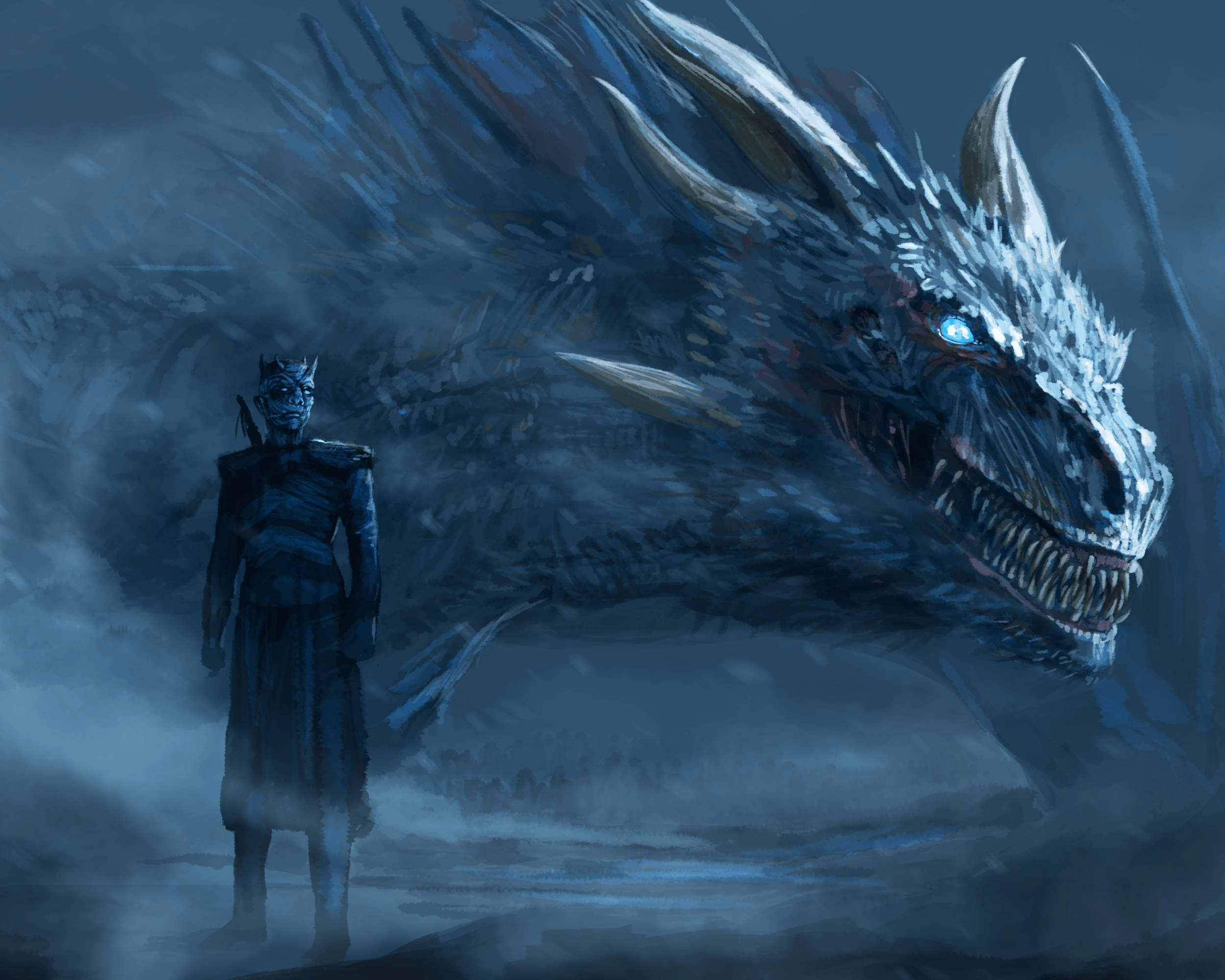 Ice Dragon Game of Thrones Wallpaper Free Ice Dragon Game of Thrones Background