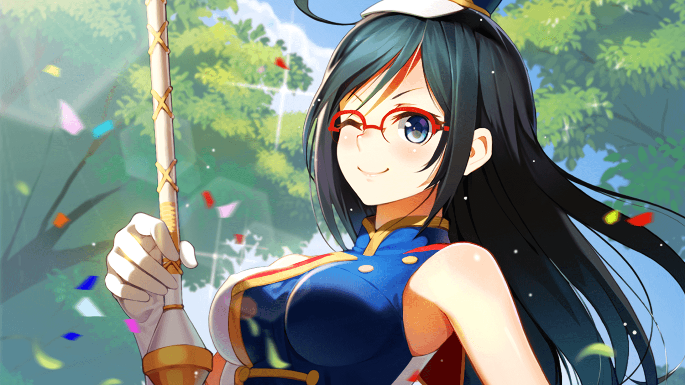 Download 1366x768 Hibike! Euphonium, Tanaka Asuka, Wink