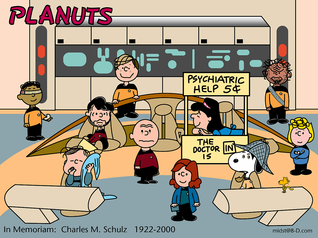 Peanuts Characters Wallpaper Art