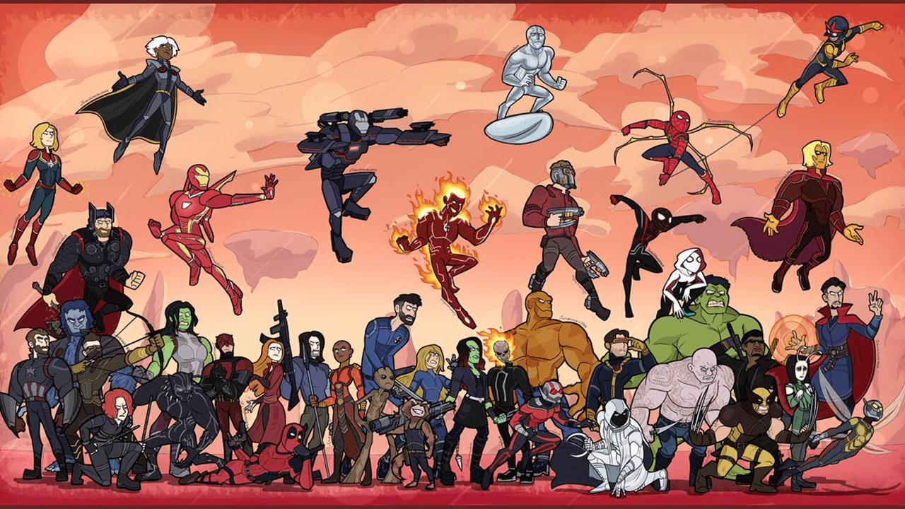 Marvel Characters Wallpaper Full HD 37994