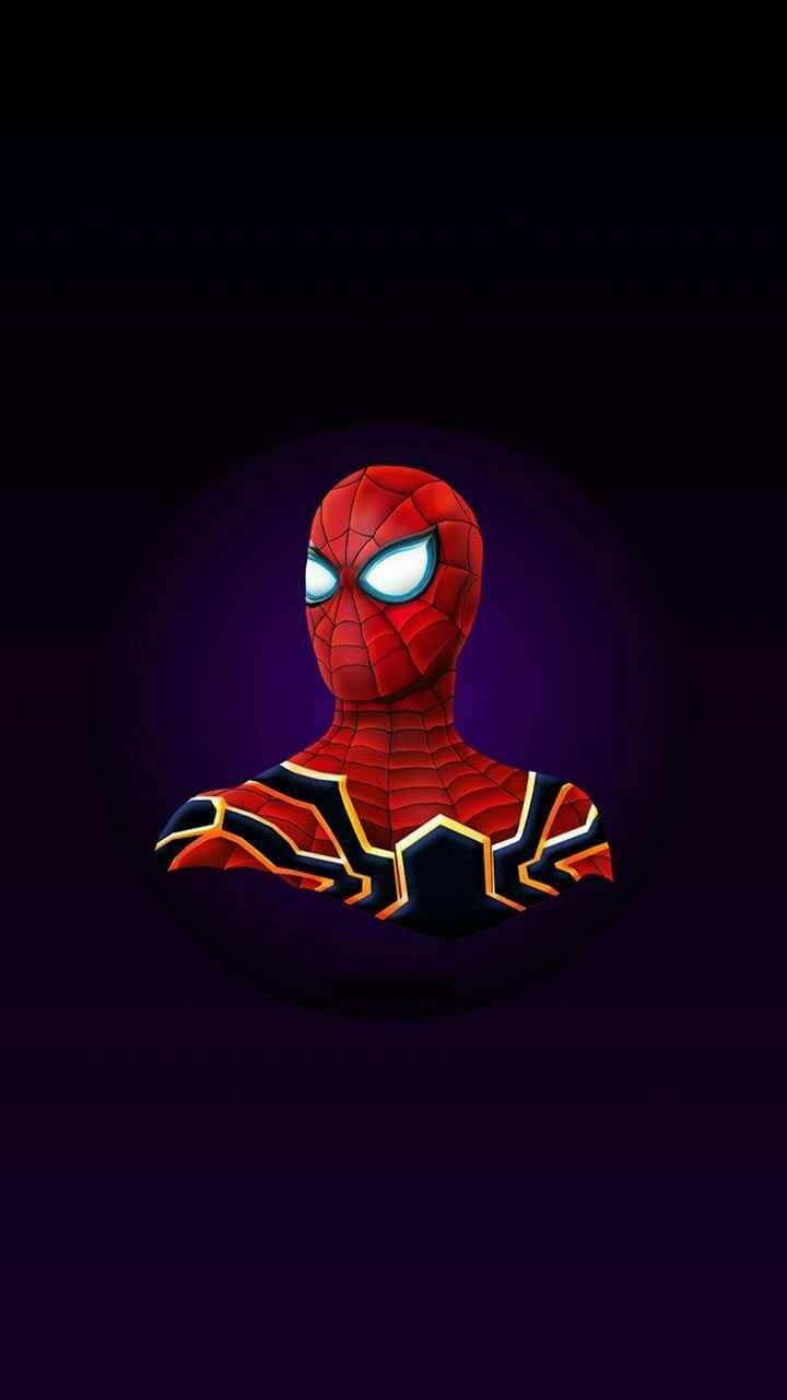 Spiderman neon wallpaper