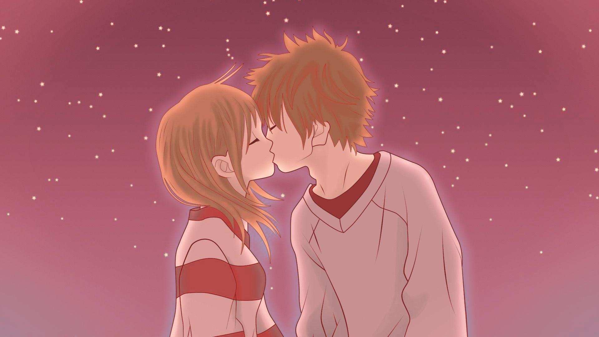 Cute Anime Couple HD Photo Anime Couples Kiss