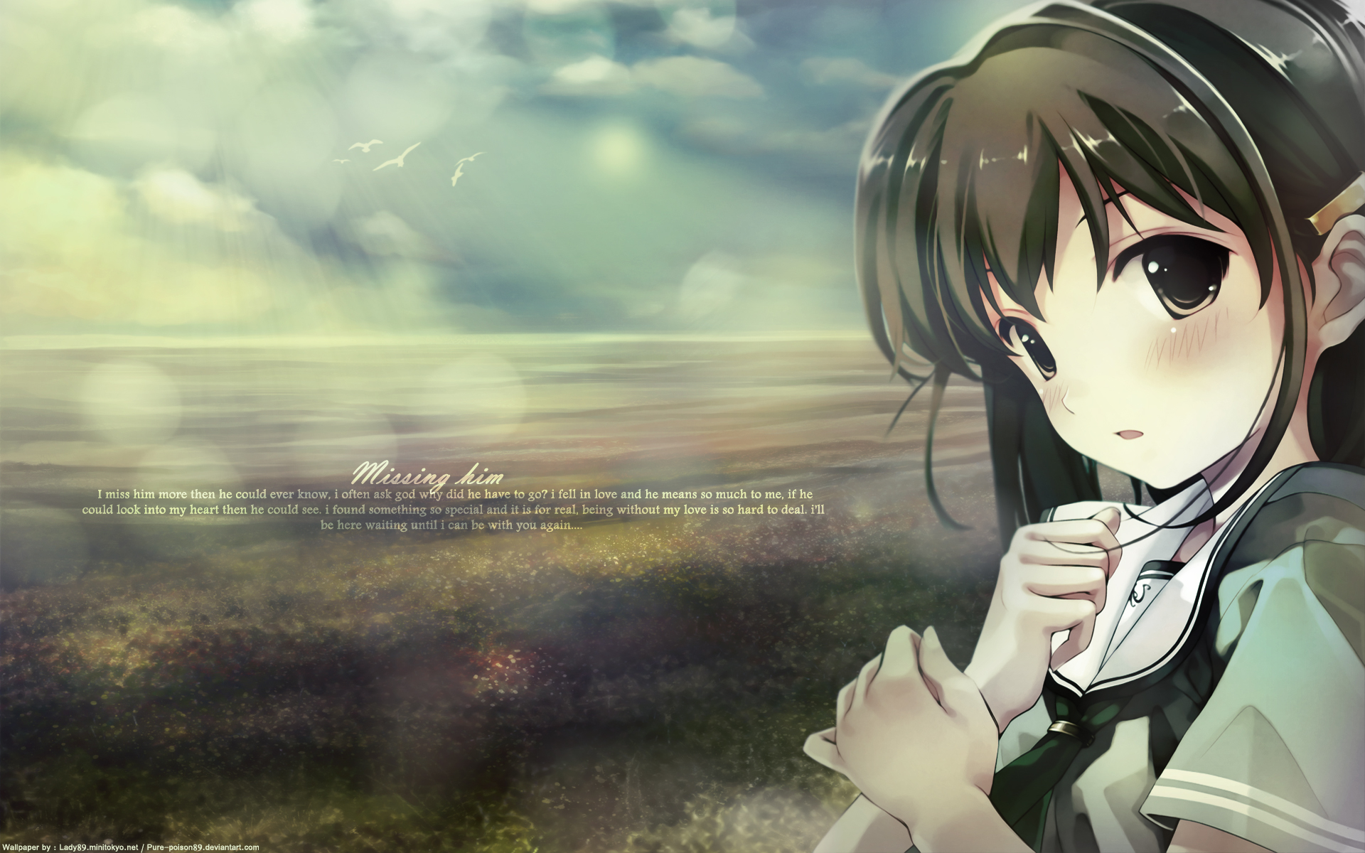 Missing You Anime Wallpaper