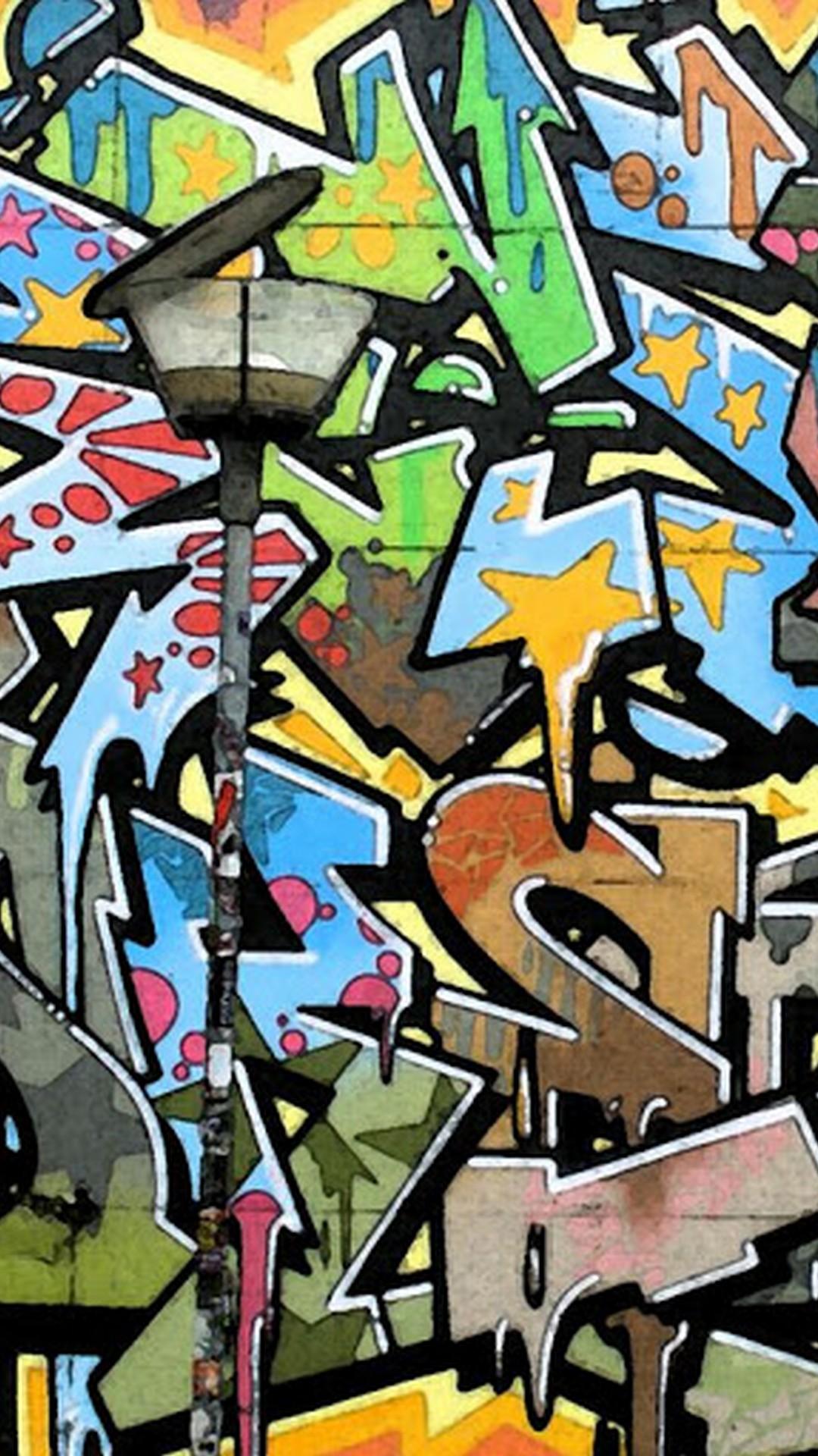 iPhone 7 Wallpaper Graffiti Letters 3D iPhone Wallpaper