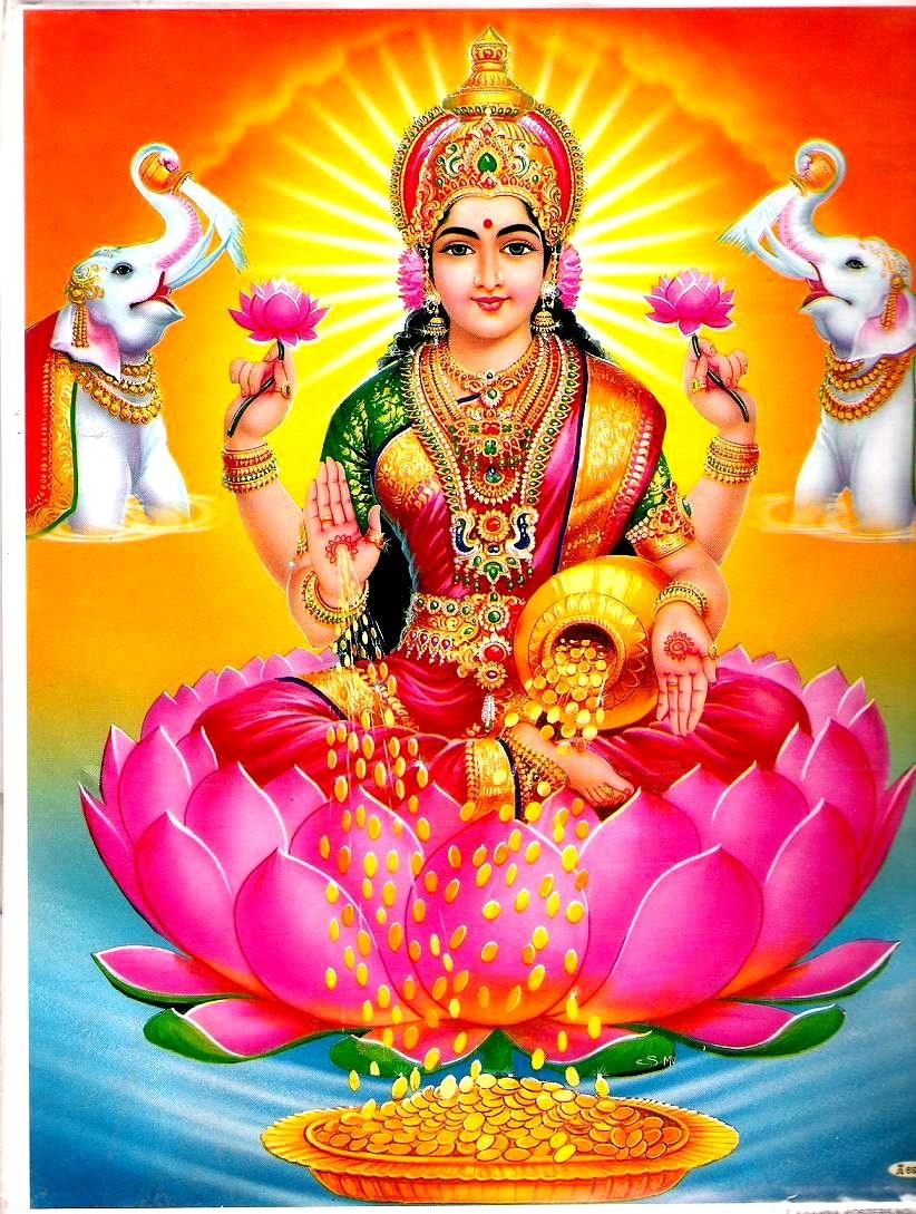 Hindu God HD Wallpaper For Laptop Lakshmi, HD