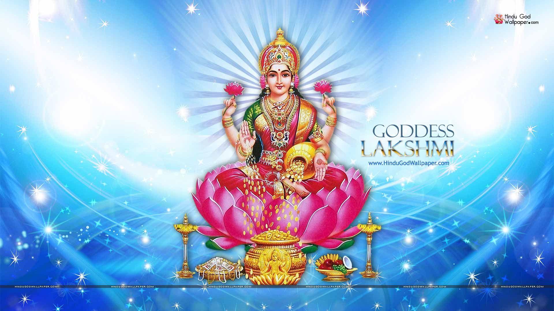 Download Hindu God Lakshmi HD Wallpaper, HD Background