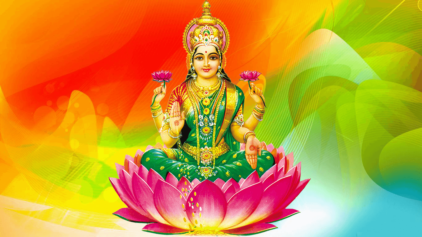 Goddess Maa Lakshmi Wallpaper Png