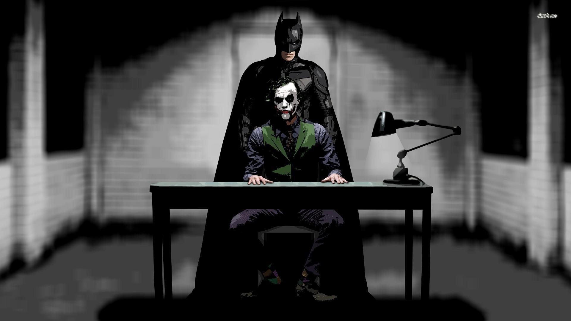 Joker And Batman The Dark Knight Rises Movie Wallpaper