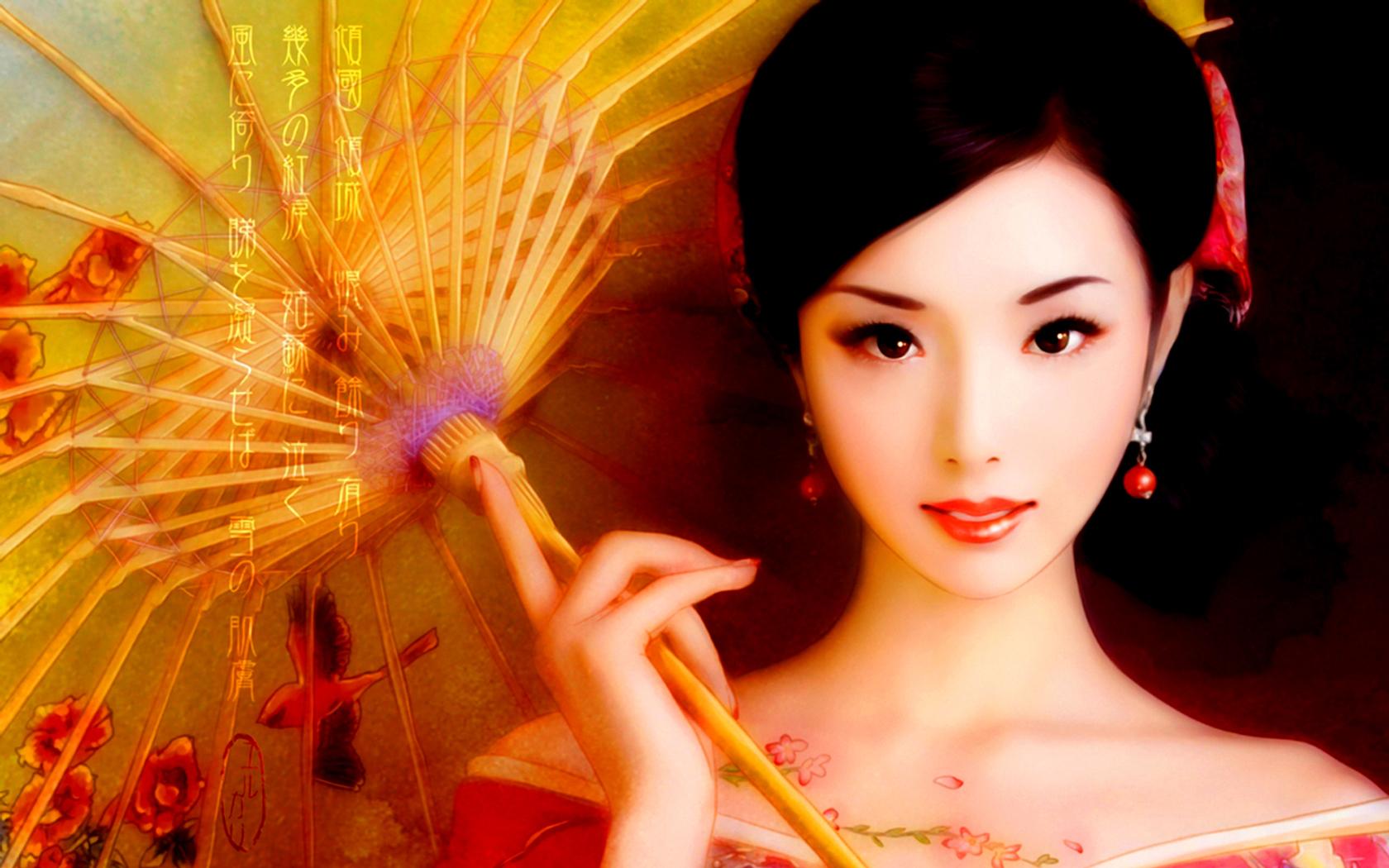 China Doll Wallpaper Japanese Girl, HD