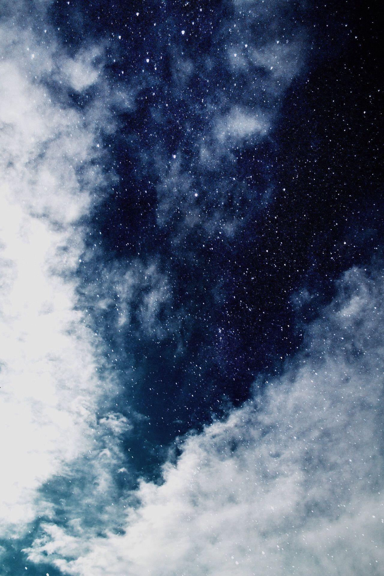 Tumblr. Galaxy. Blue aesthetic, Sky full of stars, Sky full