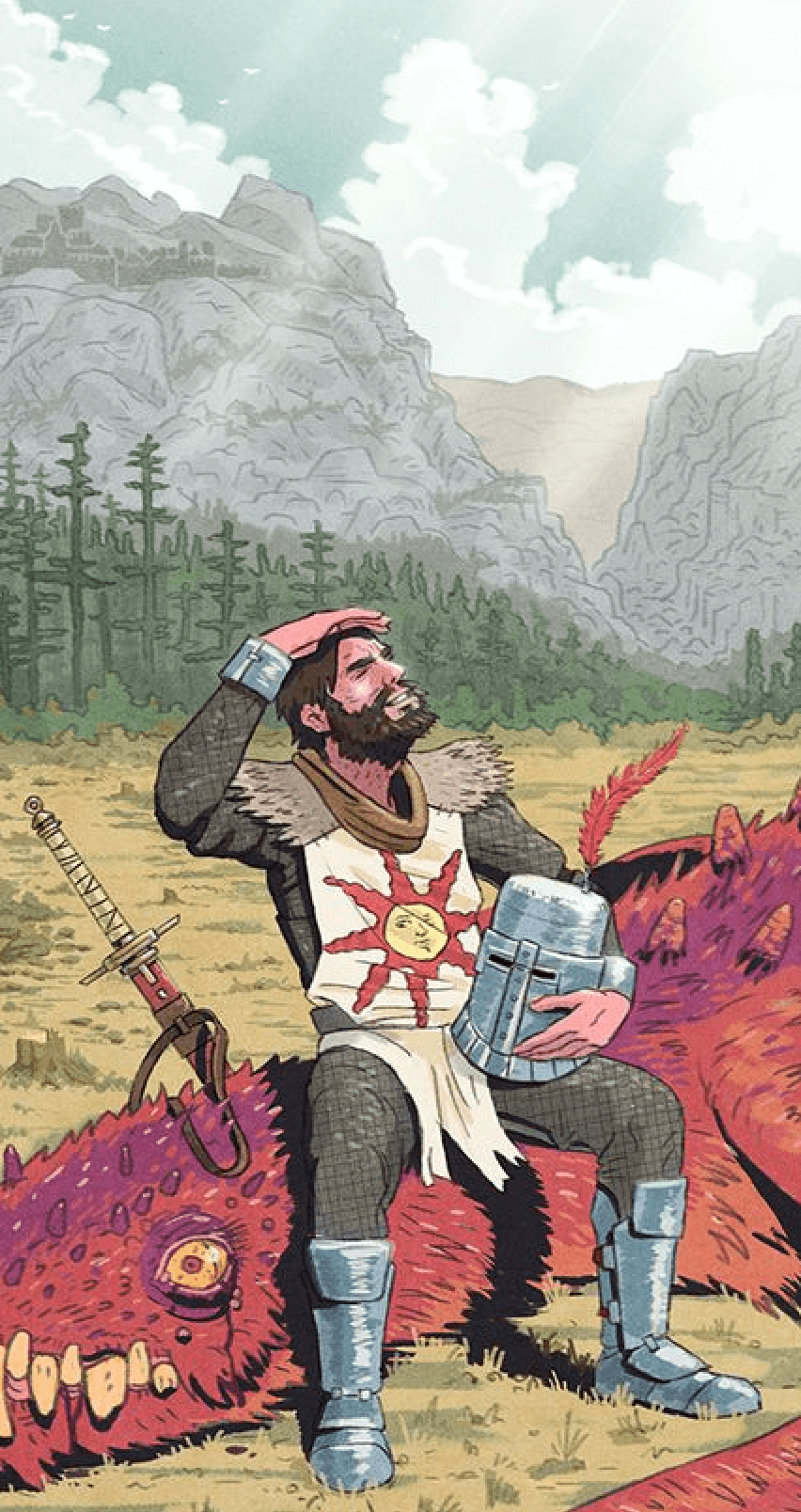 Dark Souls Mobile Wallpaper (852x1608)